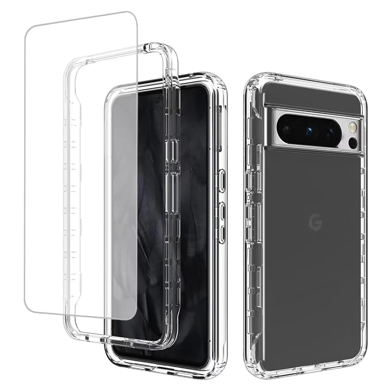 Funda Protectora Google Pixel 8 Pro con Protector de Pantalla