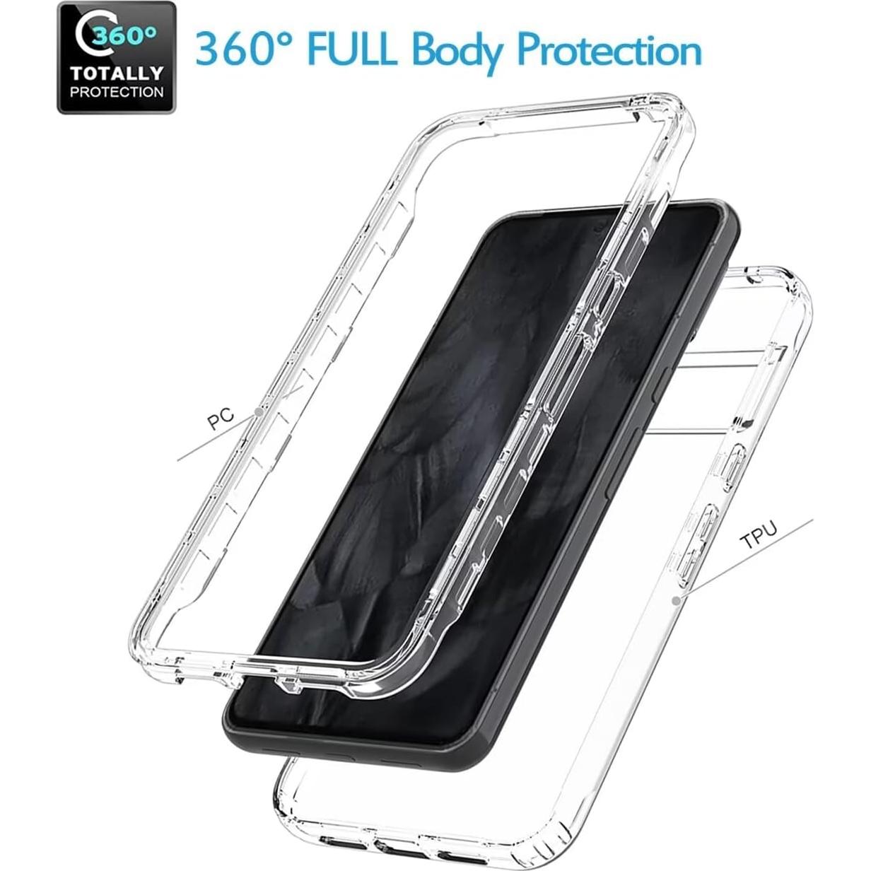 Funda Protectora Google Pixel 8 Pro con Protector de Pantalla
