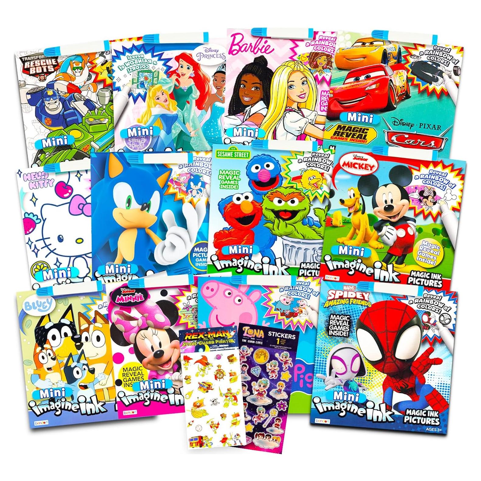 72 Páginas para Colorear Sin Desorden Bendon Imagine Ink