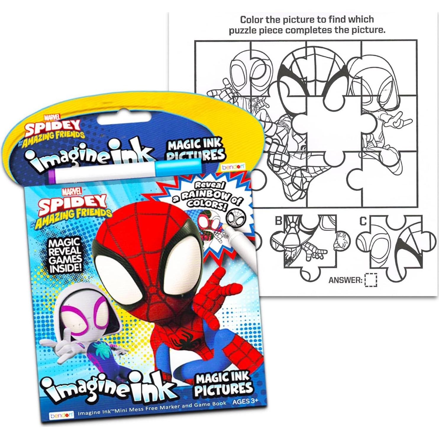 72 Páginas para Colorear Sin Desorden Bendon Imagine Ink