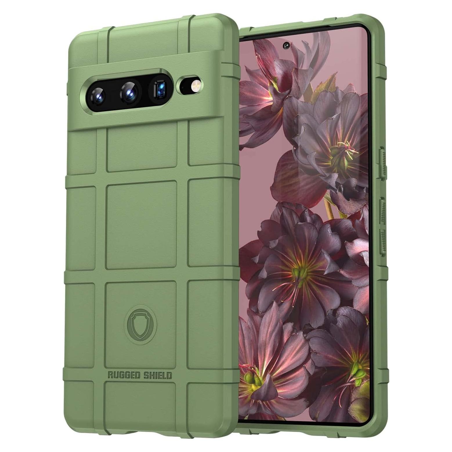 Funda Ajustada Google Pixel 7 Pro Rugged Shield Verde