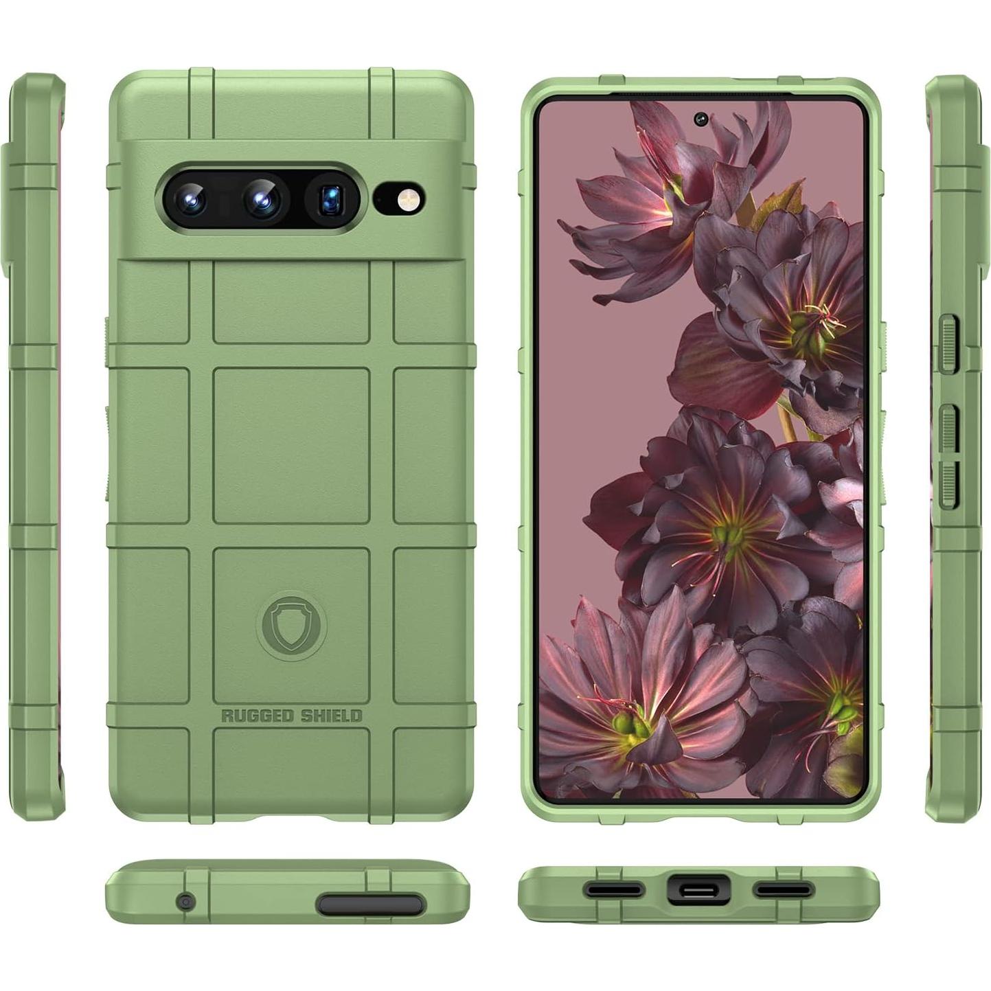Funda Ajustada Google Pixel 7 Pro Rugged Shield Verde