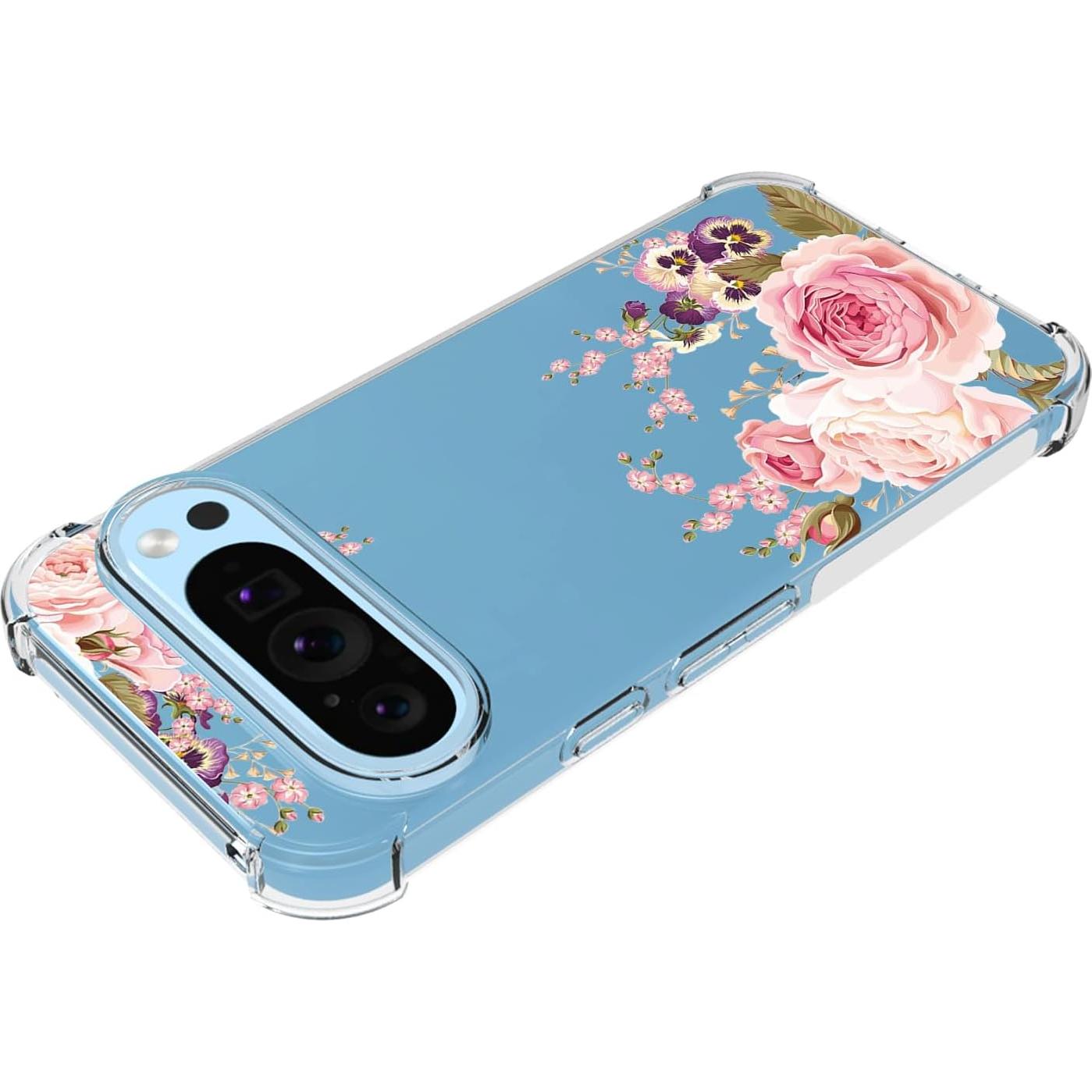 Funda TPU Rosa para Google Pixel 9 y 9 Pro - Ultra Clara