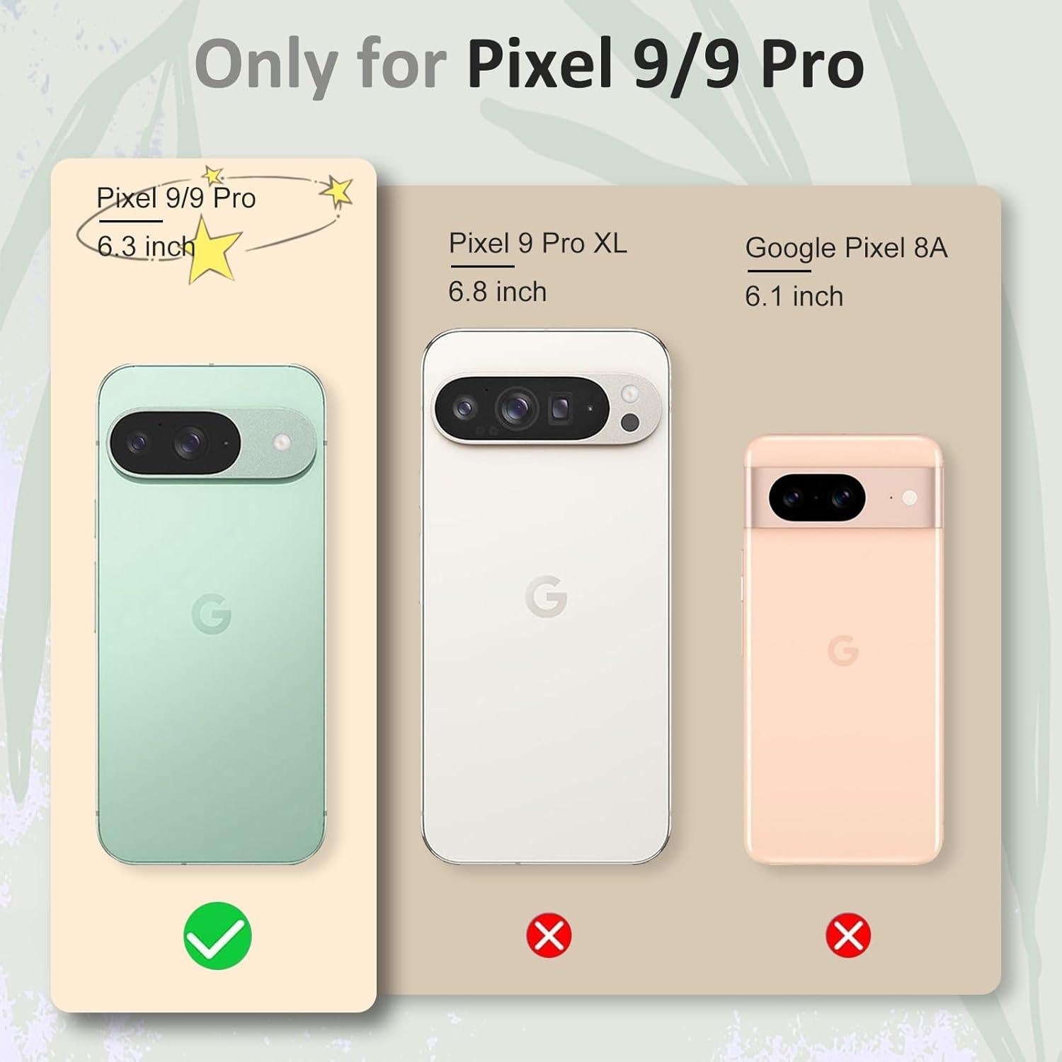 Funda Transparente TPU Google Pixel 9/9 Pro Colorida Antirayaduras