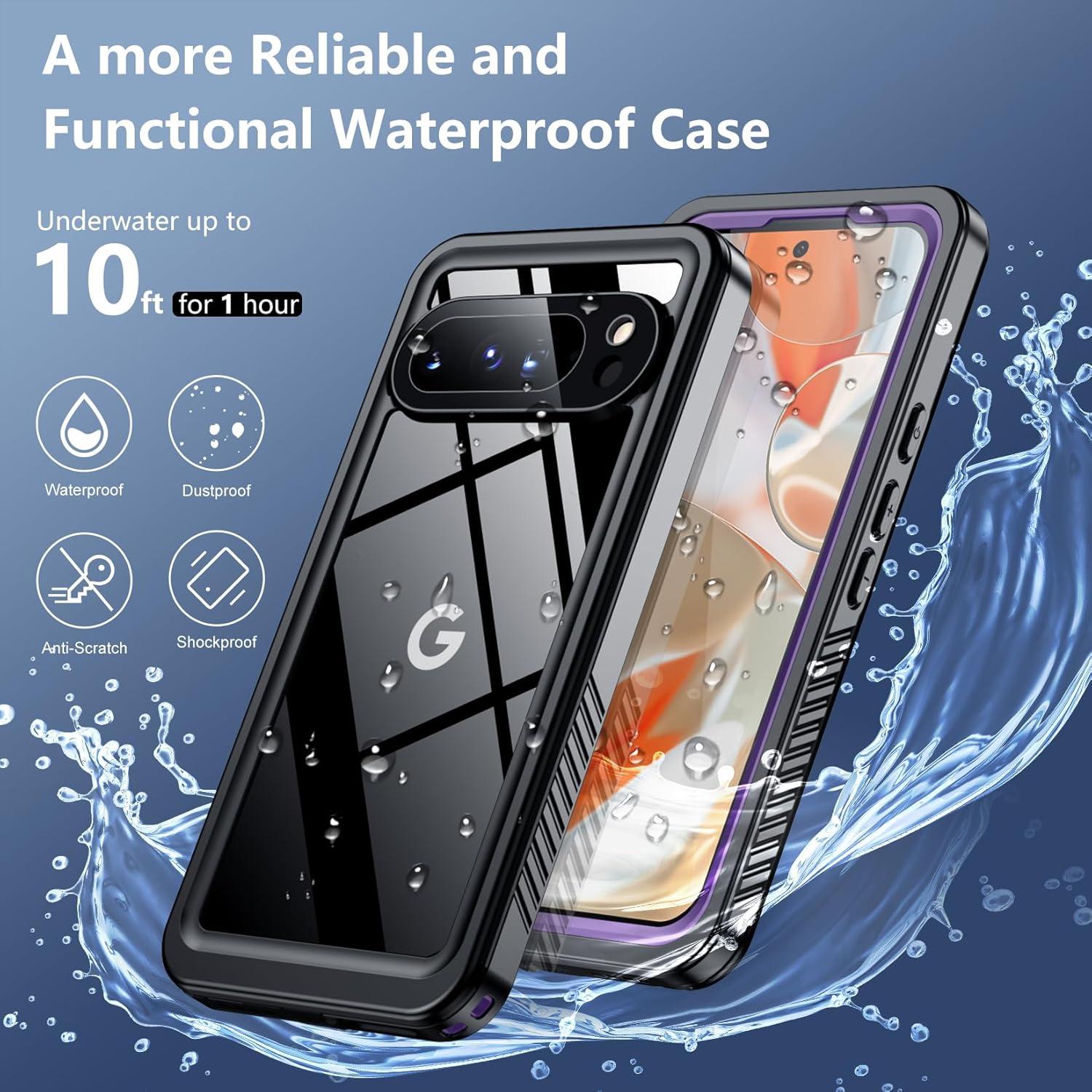 Funda Impermeable SPIDERCASE para Google Pixel 9 Pro XL 360°