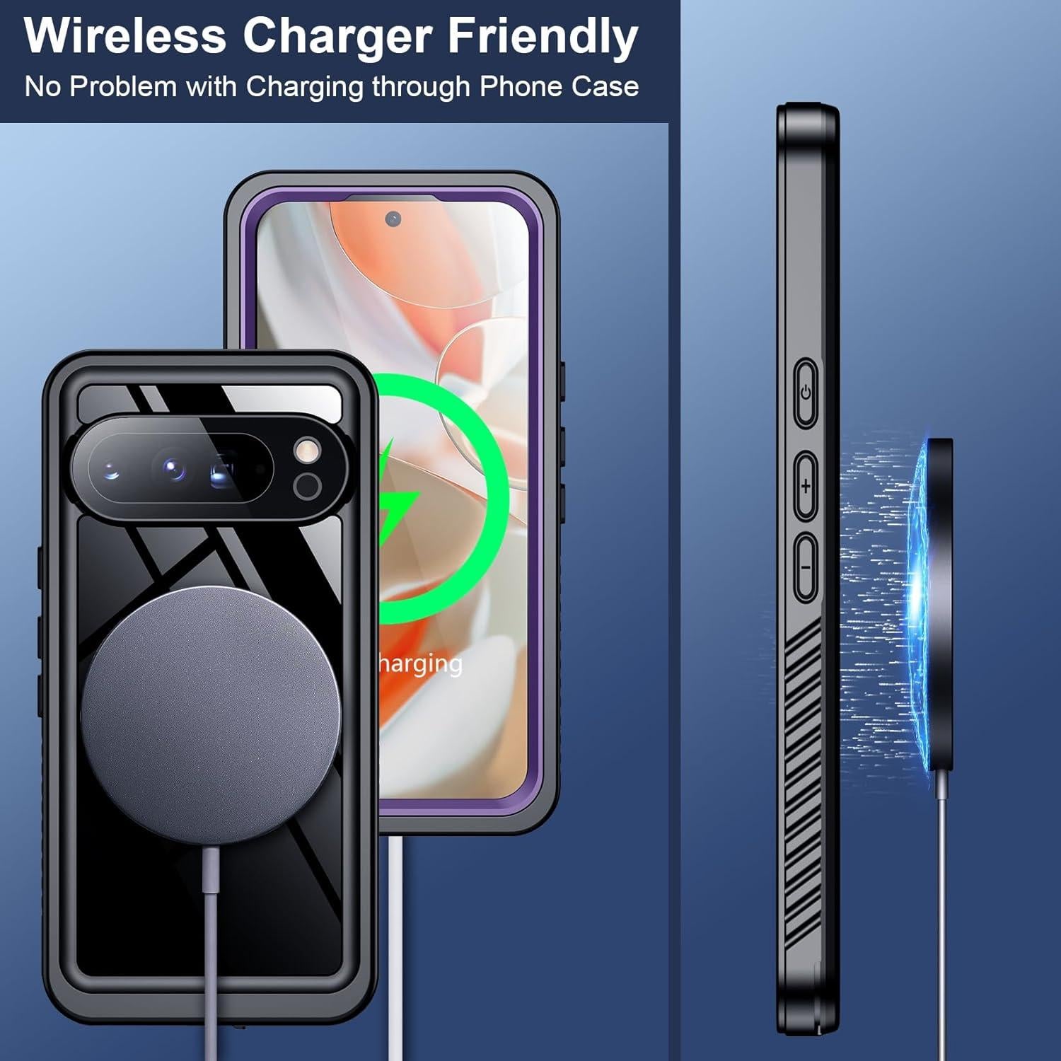 Funda Impermeable SPIDERCASE para Google Pixel 9 Pro XL 360°