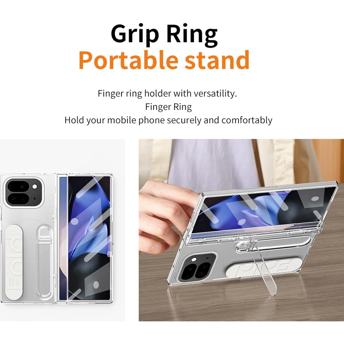 Funda Protectora YQODSZ para Google Pixel 9 Pro Fold Transparente