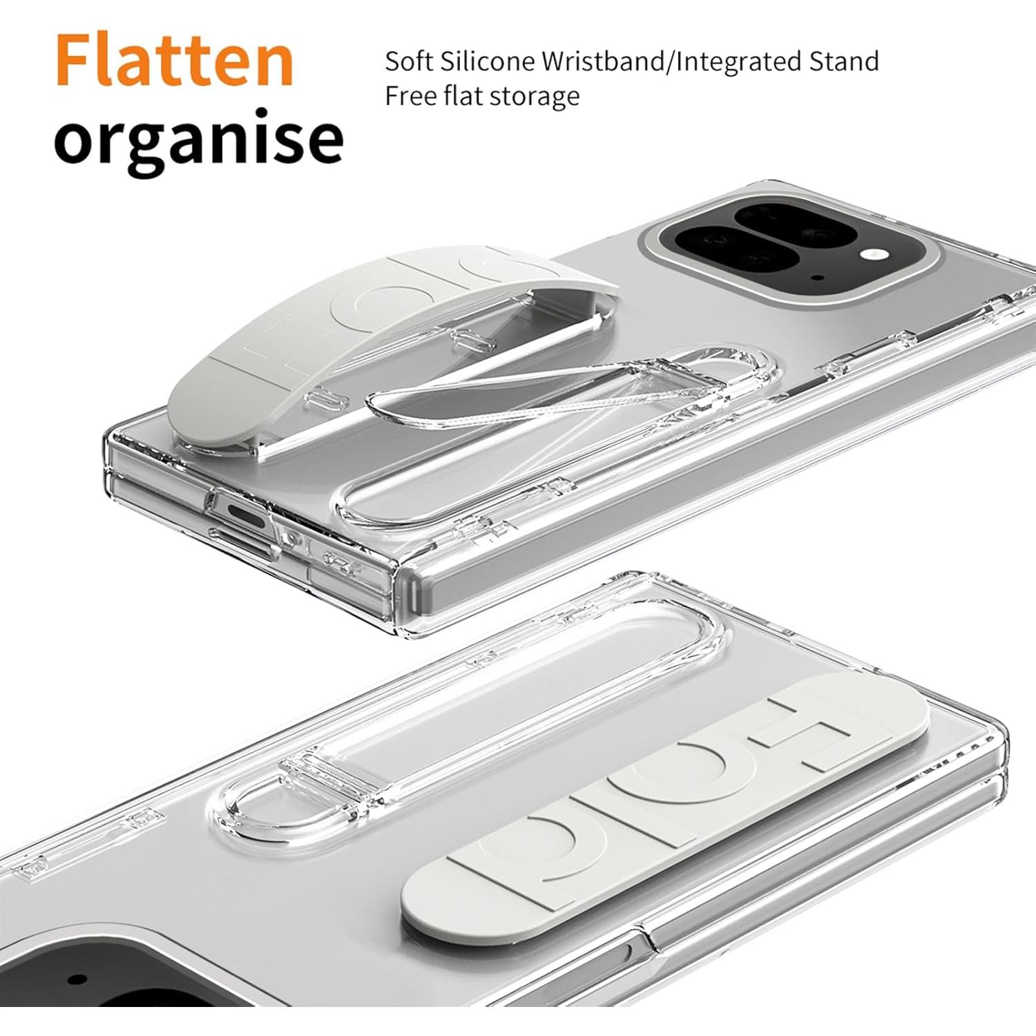 Funda Protectora YQODSZ para Google Pixel 9 Pro Fold Transparente