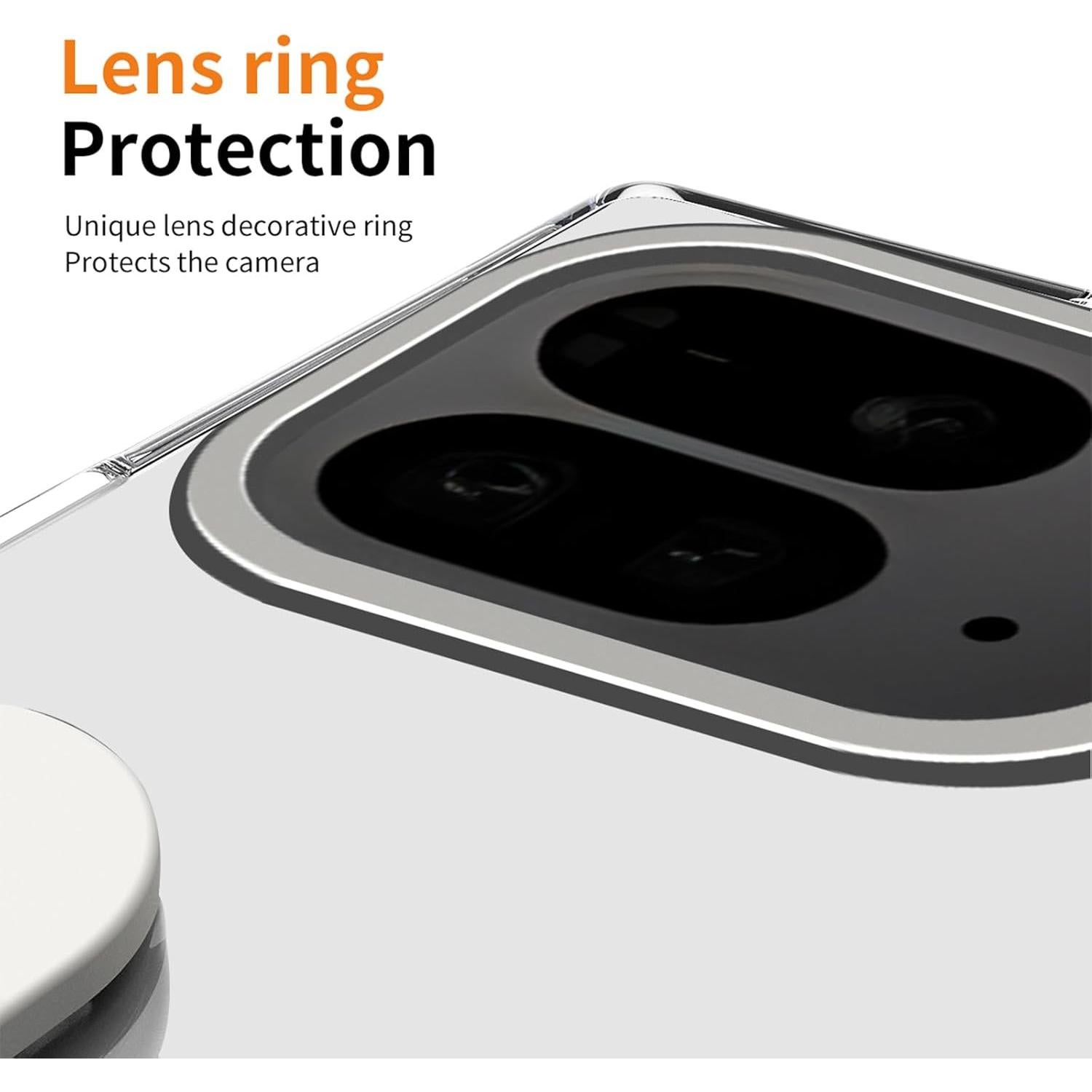 Funda Protectora YQODSZ para Google Pixel 9 Pro Fold Transparente