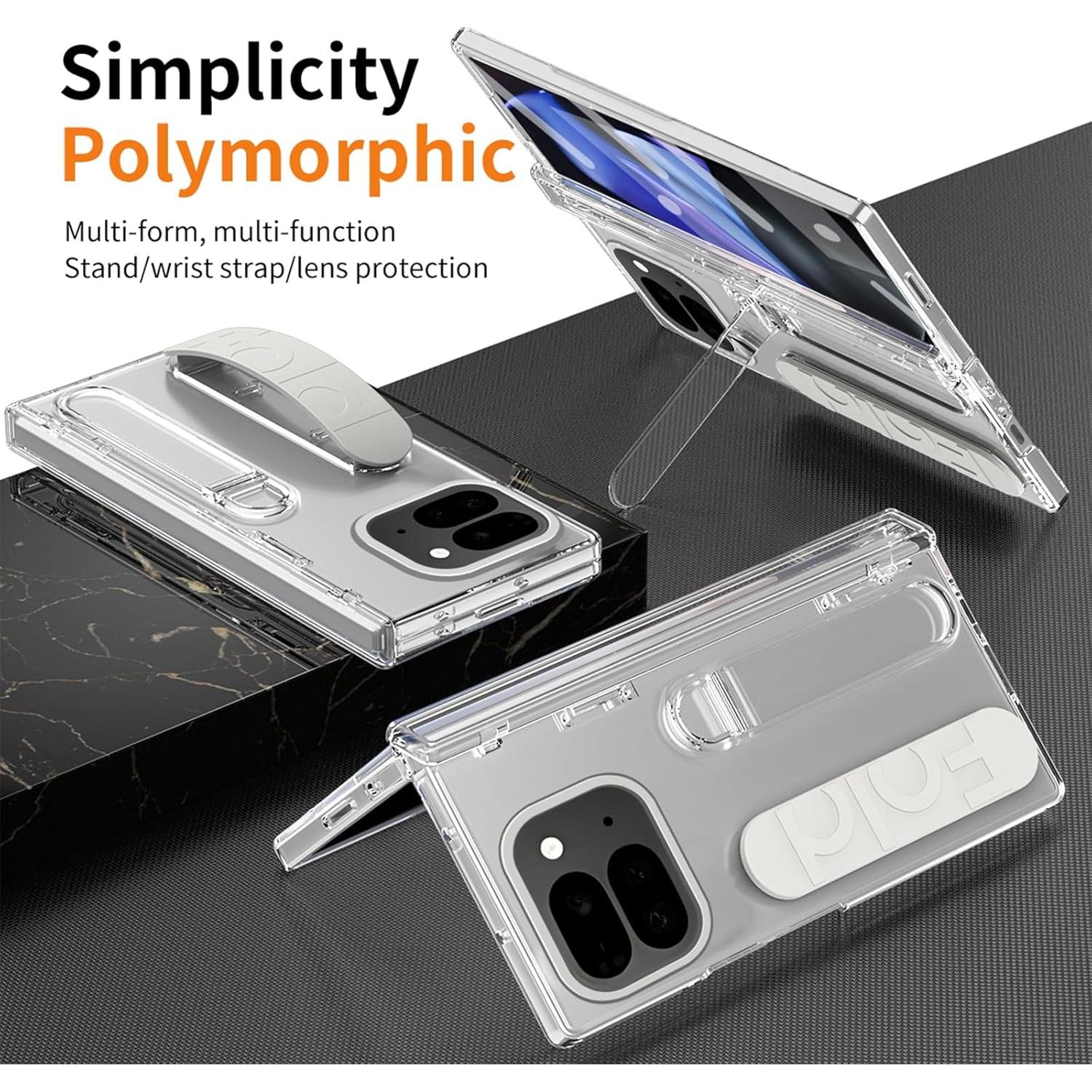 Funda Protectora YQODSZ para Google Pixel 9 Pro Fold Transparente