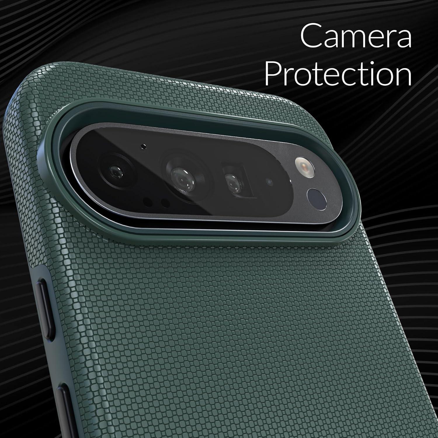 Funda Dual Guard Crave para Google Pixel 9 Pro XL - Verde Bosque