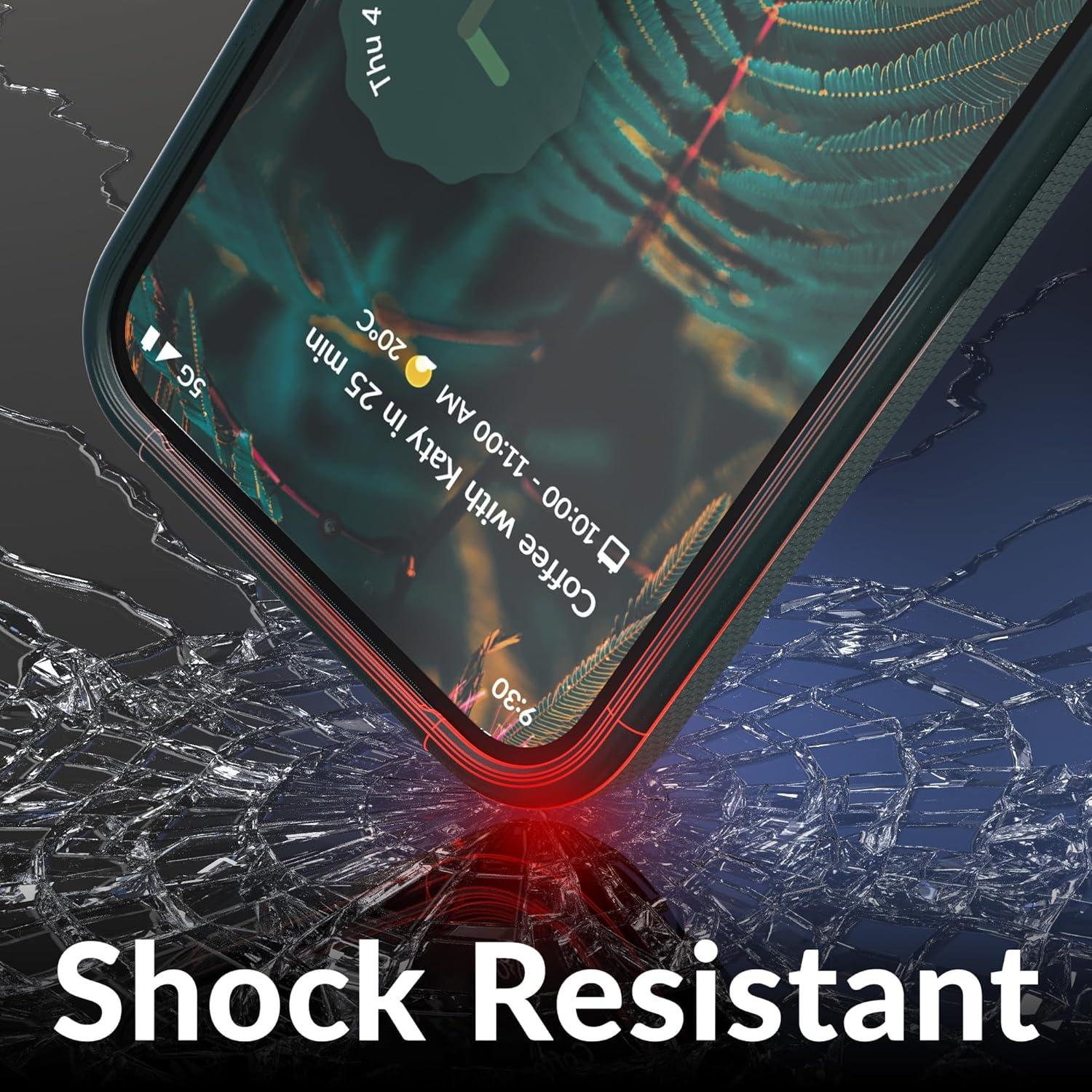 Funda Dual Guard Crave para Google Pixel 9 Pro XL - Verde Bosque