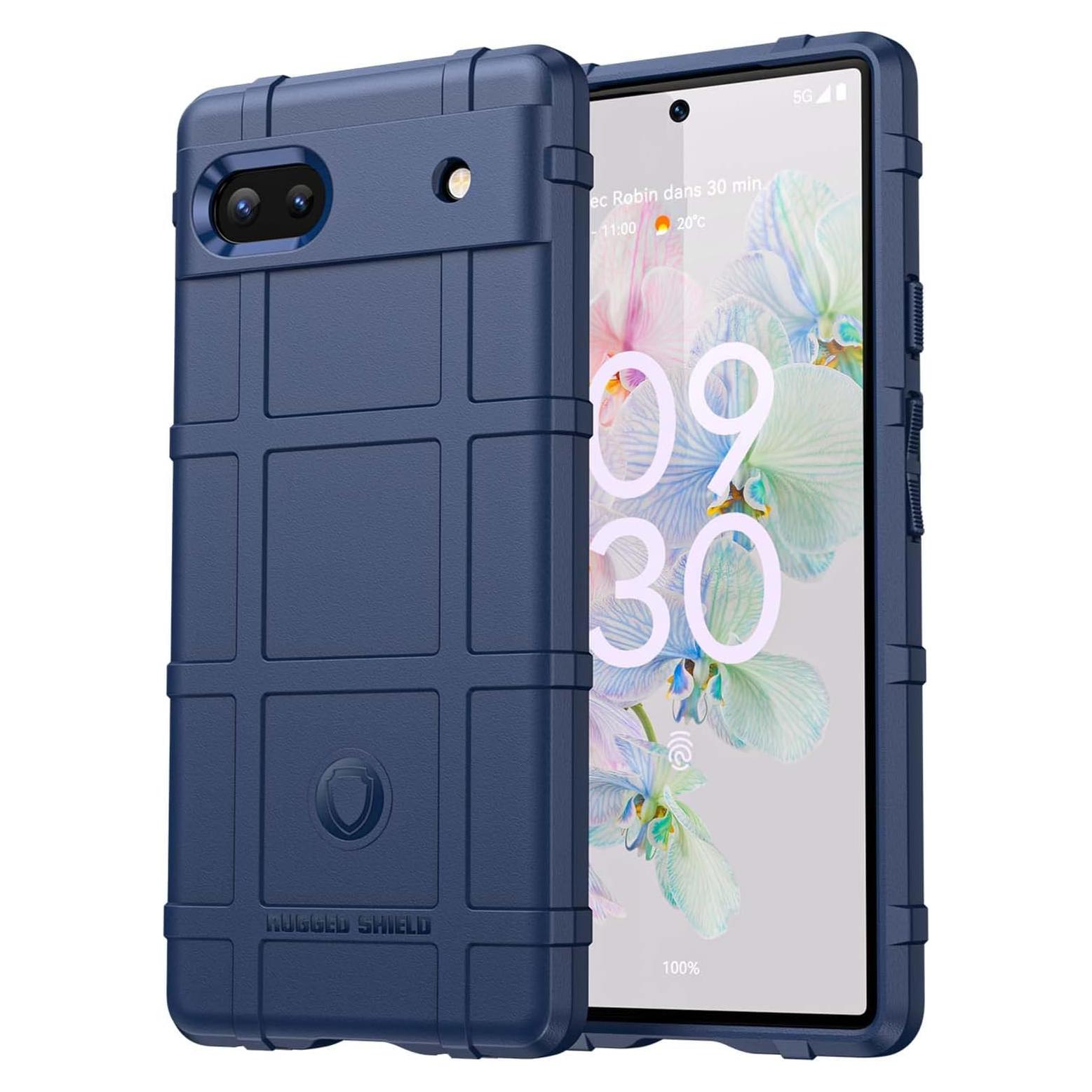 Funda Ajustada Google Pixel 6a Rugged Shield Azul HD