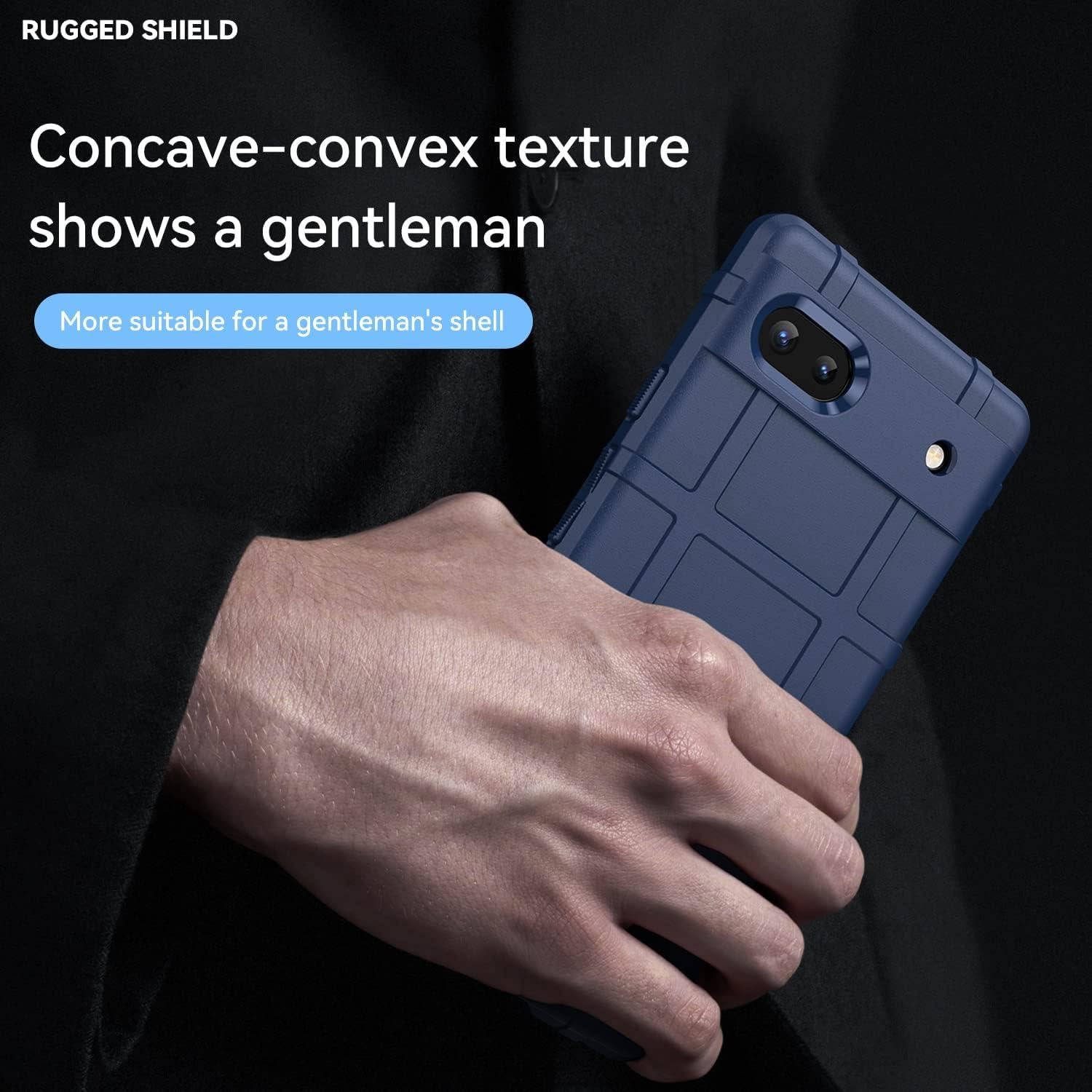 Funda Ajustada Google Pixel 6a Rugged Shield Azul HD