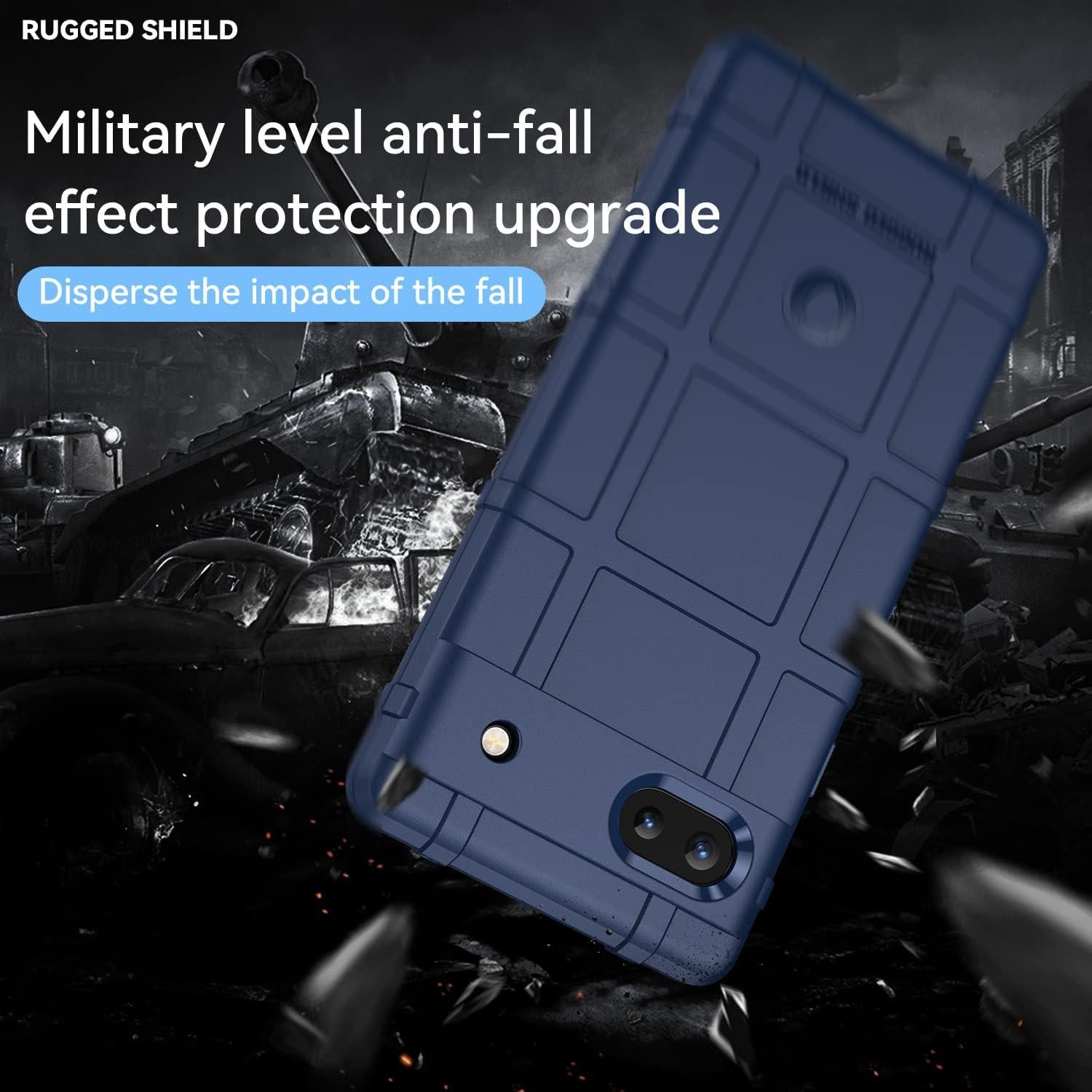 Funda Ajustada Google Pixel 6a Rugged Shield Azul HD