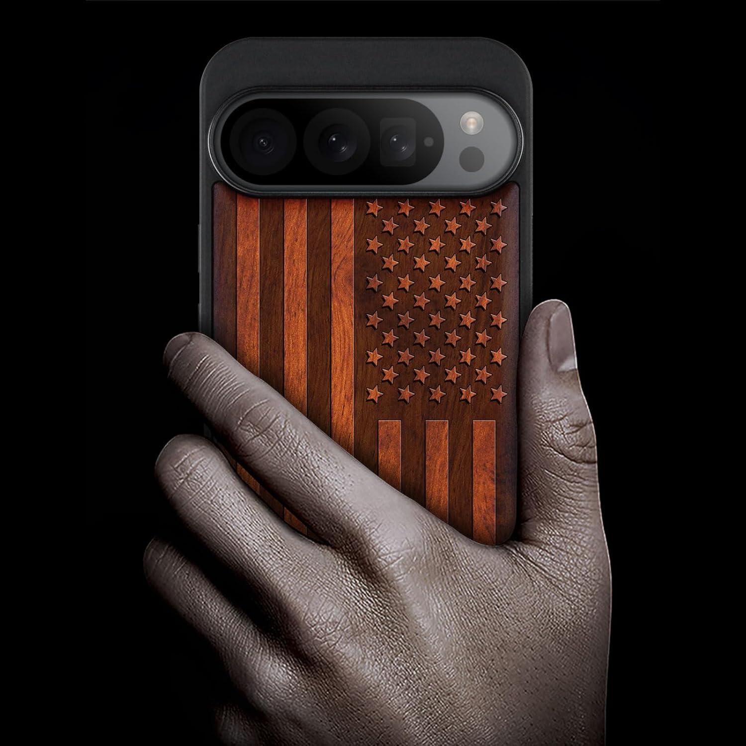 Funda de Madera Carveit para Google Pixel 9 Pro - Antichoque