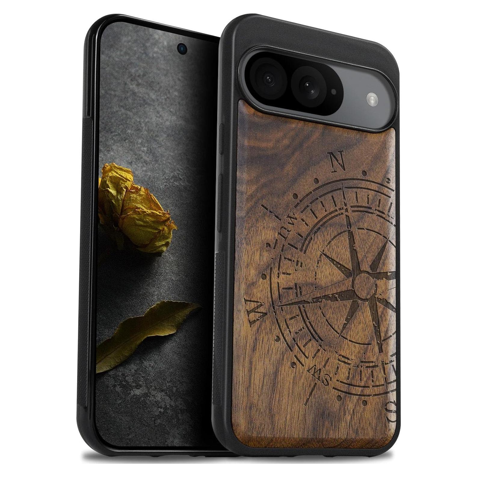 Funda de Madera Carveit para Google Pixel 9 - Antichoque