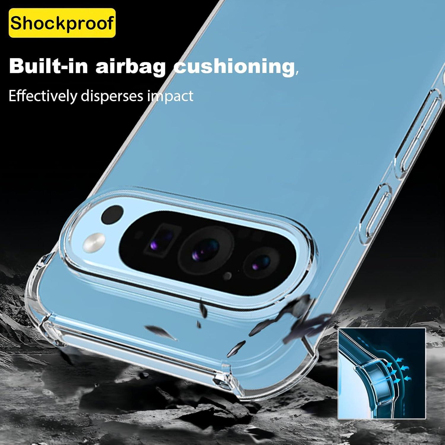Funda TPU Transparente USTIYA para Google Pixel 9/9 Pro