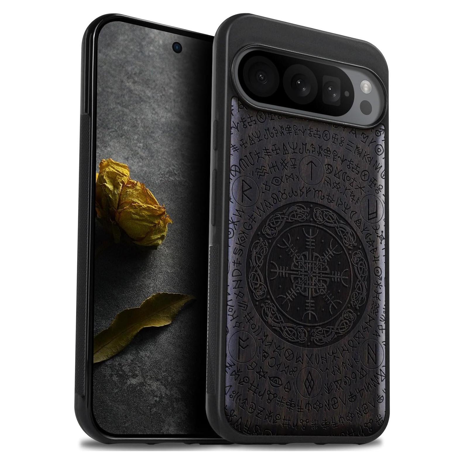Funda de Madera Carveit para Google Pixel 9 Pro XL - Protección y Estilo