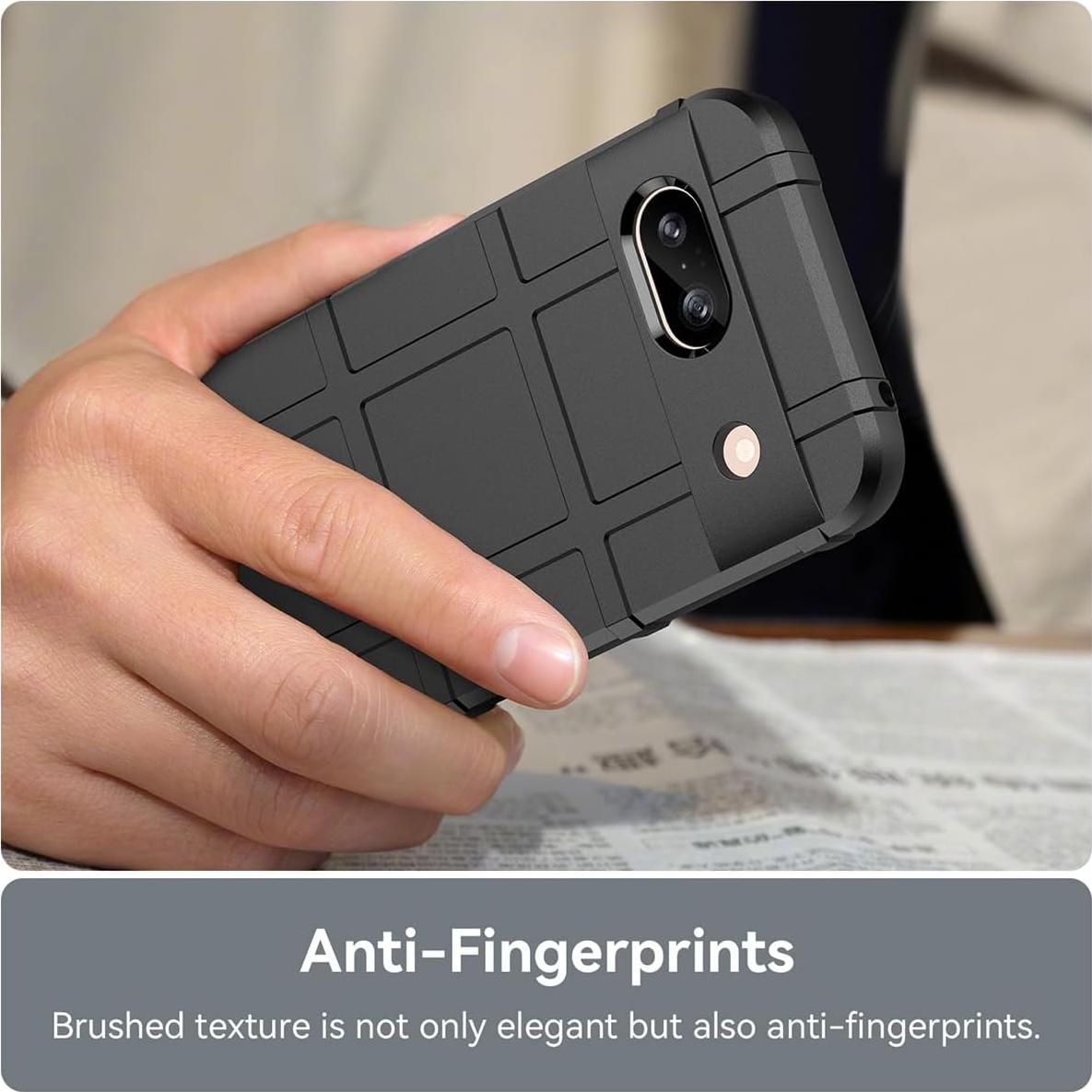 Funda Ajustada Rugged Shield para Google Pixel 8A - Protección Militar