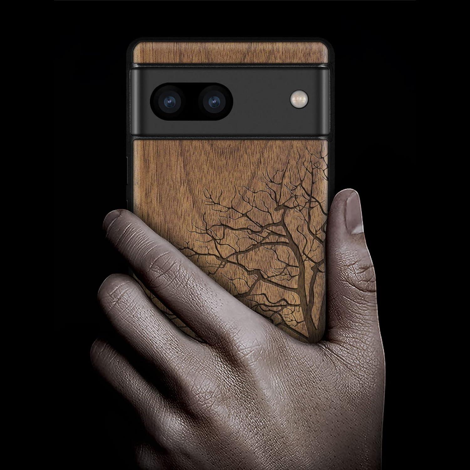 Funda de Madera Carveit para Google Pixel 8 - Antichoque