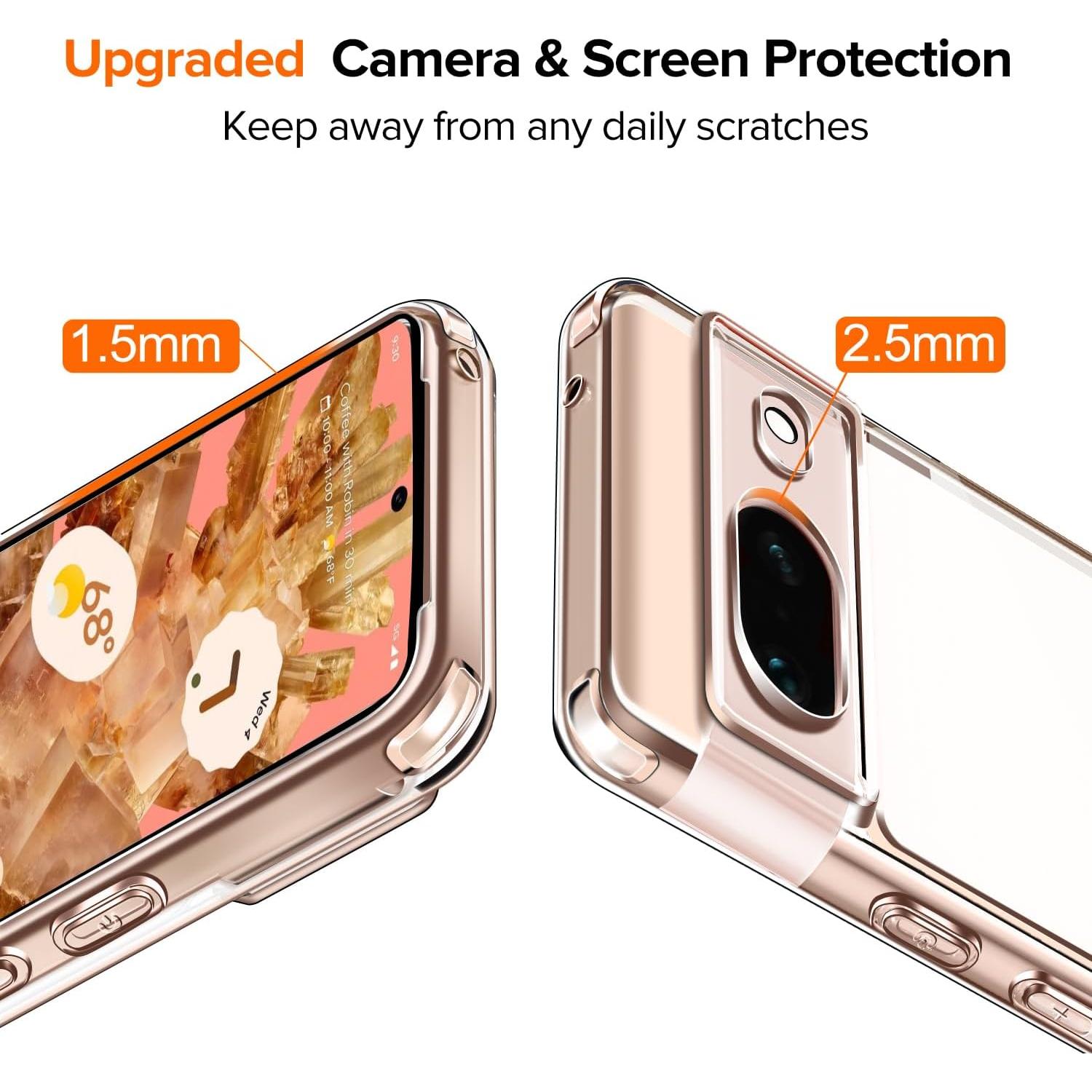 Funda Transparente iVoler para Google Pixel 8 6.1" - Protección Militar