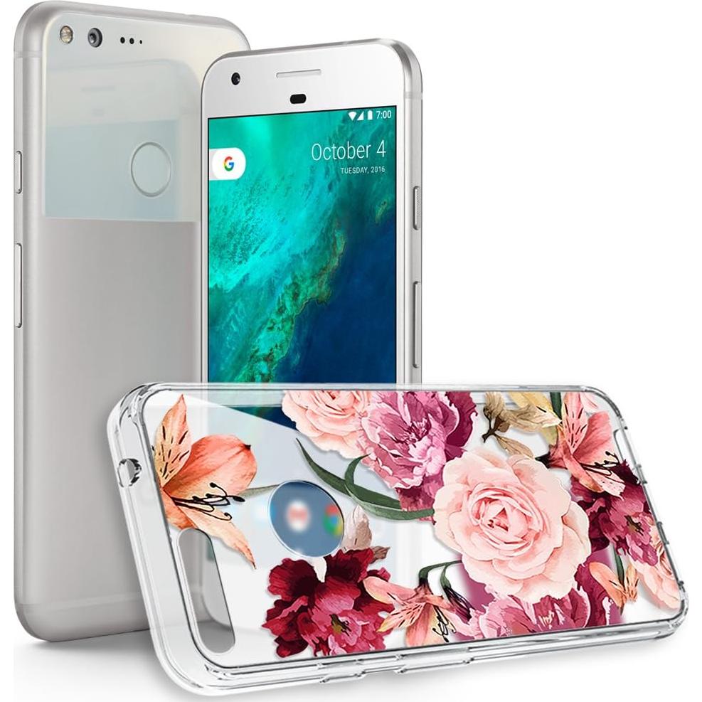Funda para Google Pixel Topnow Ramo de Rosas PC y TPU