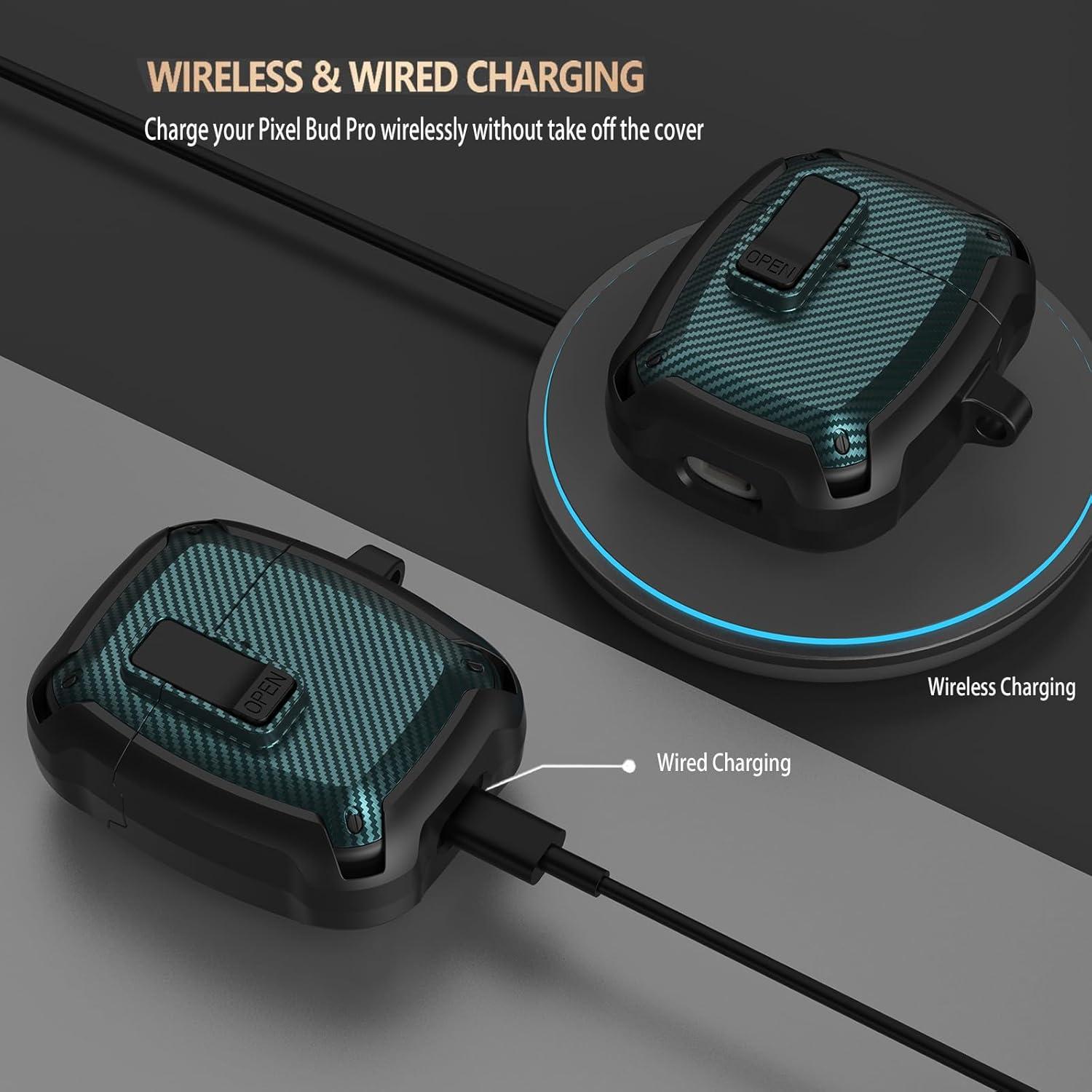 Funda Protectora GARTOO para Google Pixel Buds Pro 2022/2024