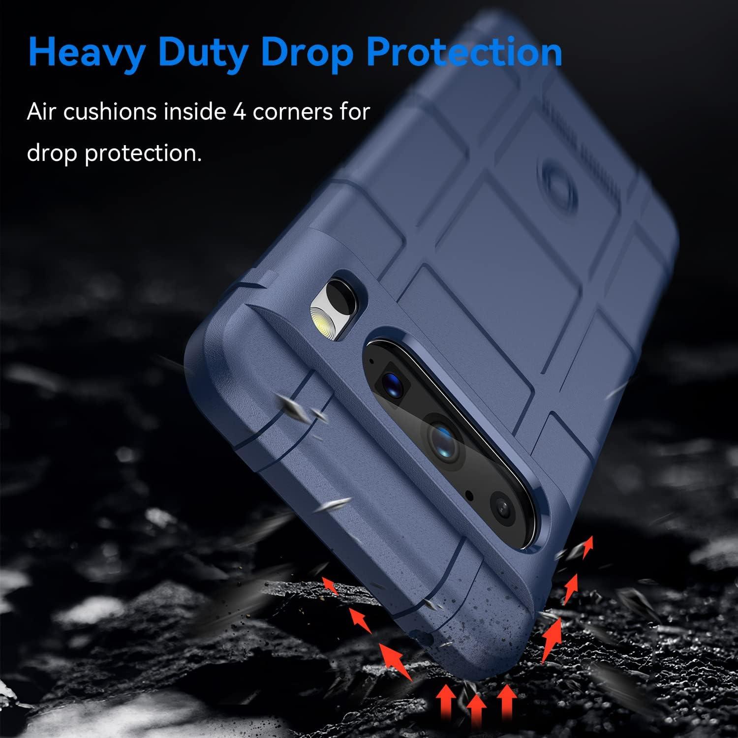 Funda Ajustada Google Pixel 8 Pro Resistente Azul TPU