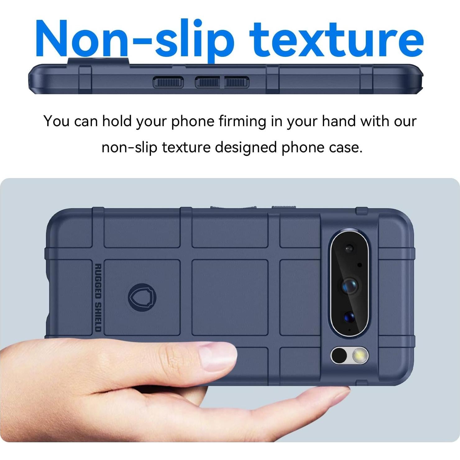 Funda Ajustada Google Pixel 8 Pro Resistente Azul TPU
