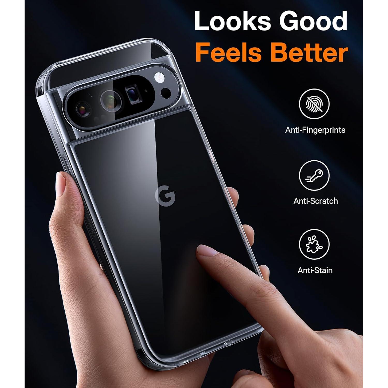 Funda TORRAS Claro Diamante para Google Pixel 9 Pro XL