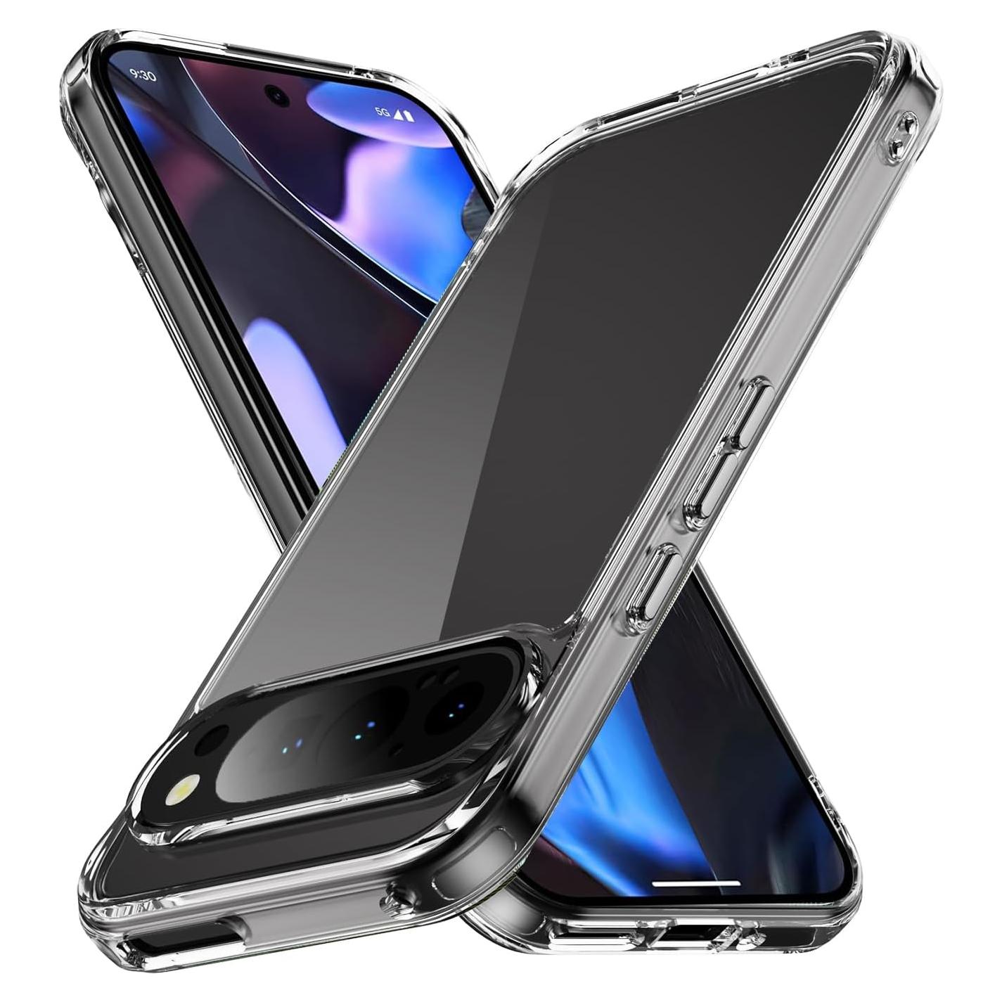 Funda Transparente BAISRKE para Google Pixel 9/9 Pro - Antigolpes