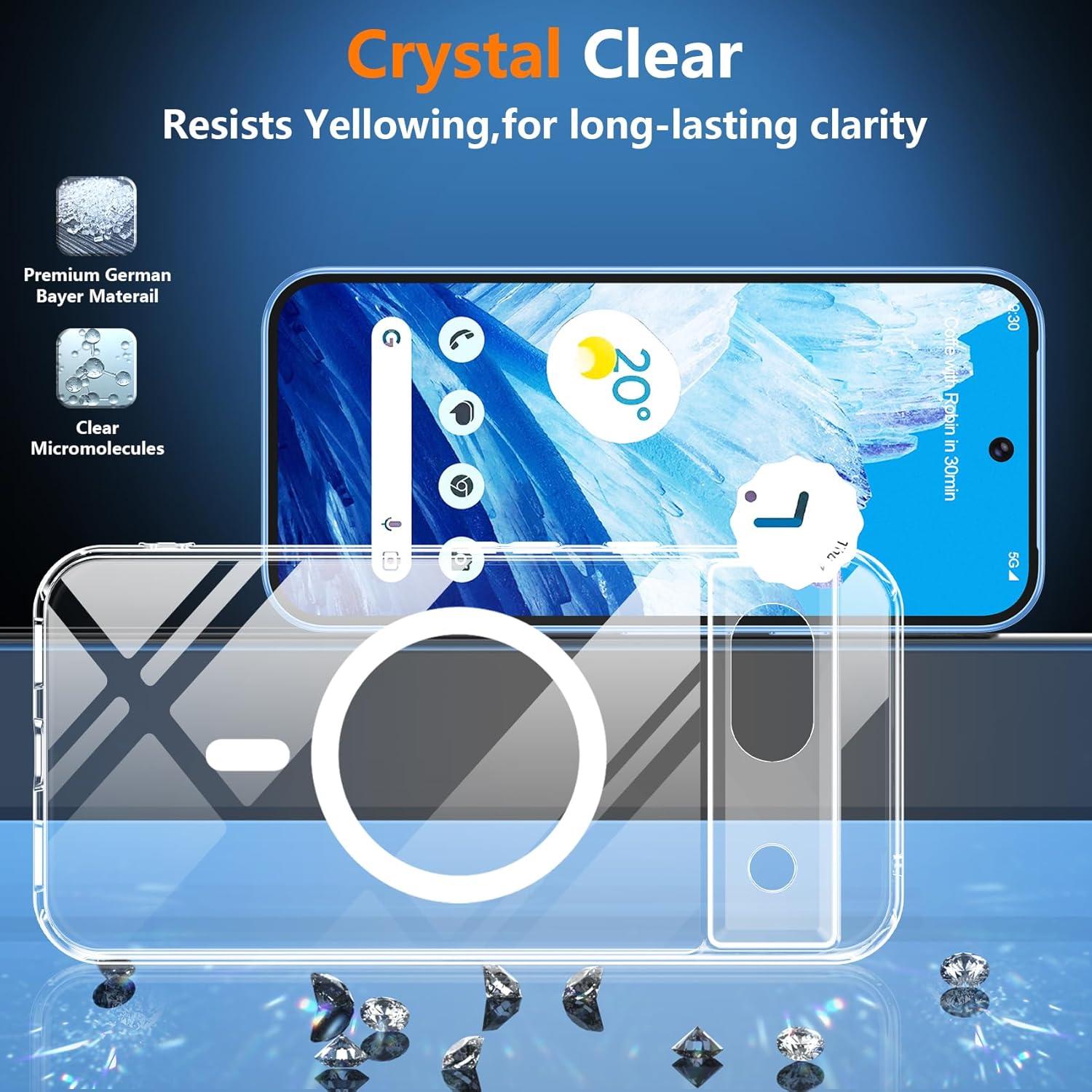 Funda Magnética Teloxy para Google Pixel 8A - Protección Militar