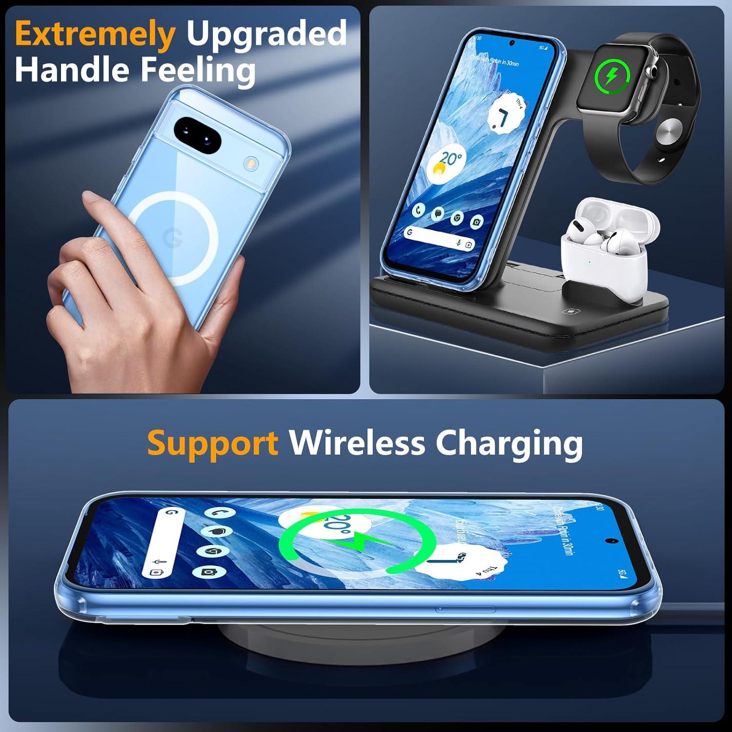 Funda Magnética Teloxy para Google Pixel 8A - Protección Militar