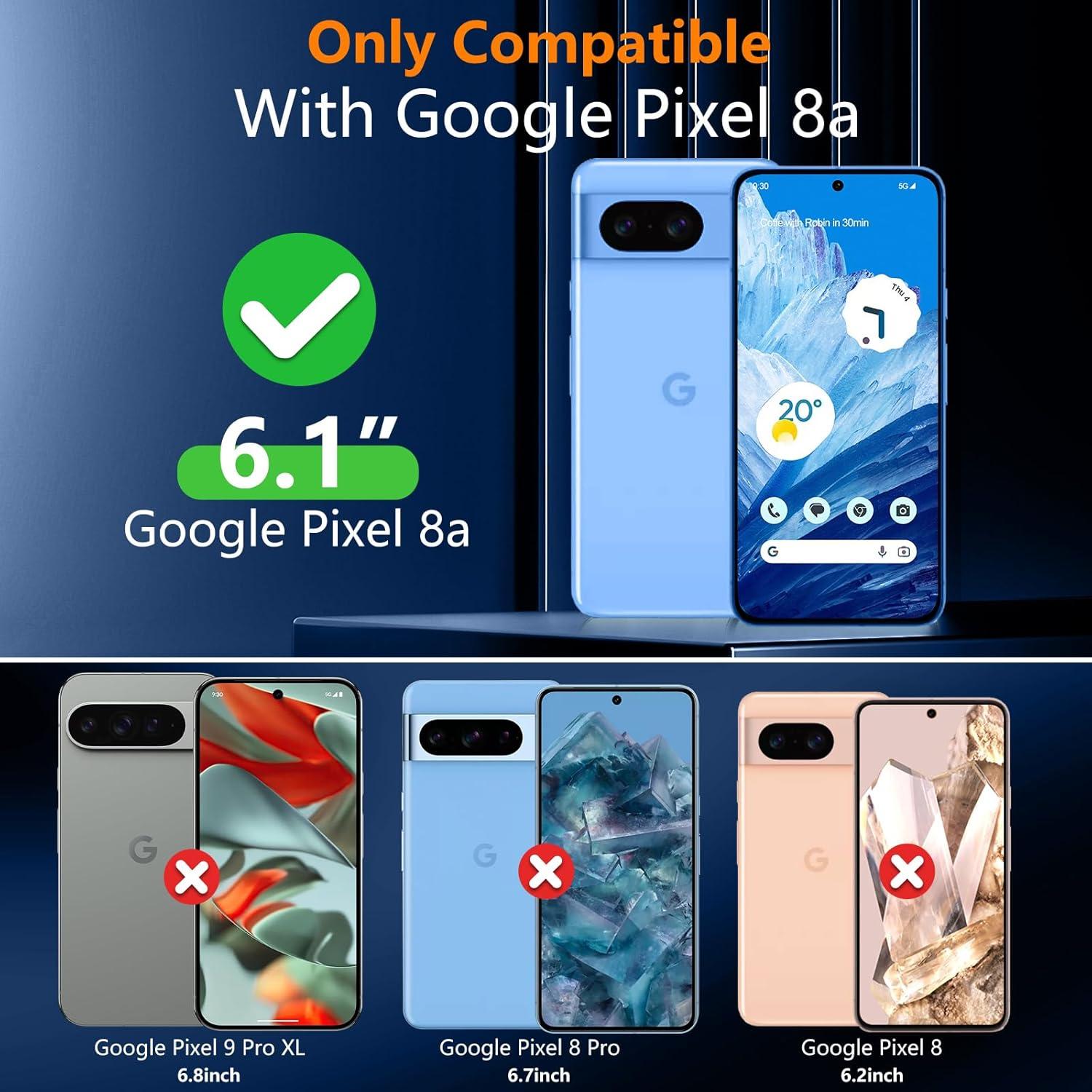 Funda Magnética Teloxy para Google Pixel 8A - Protección Militar