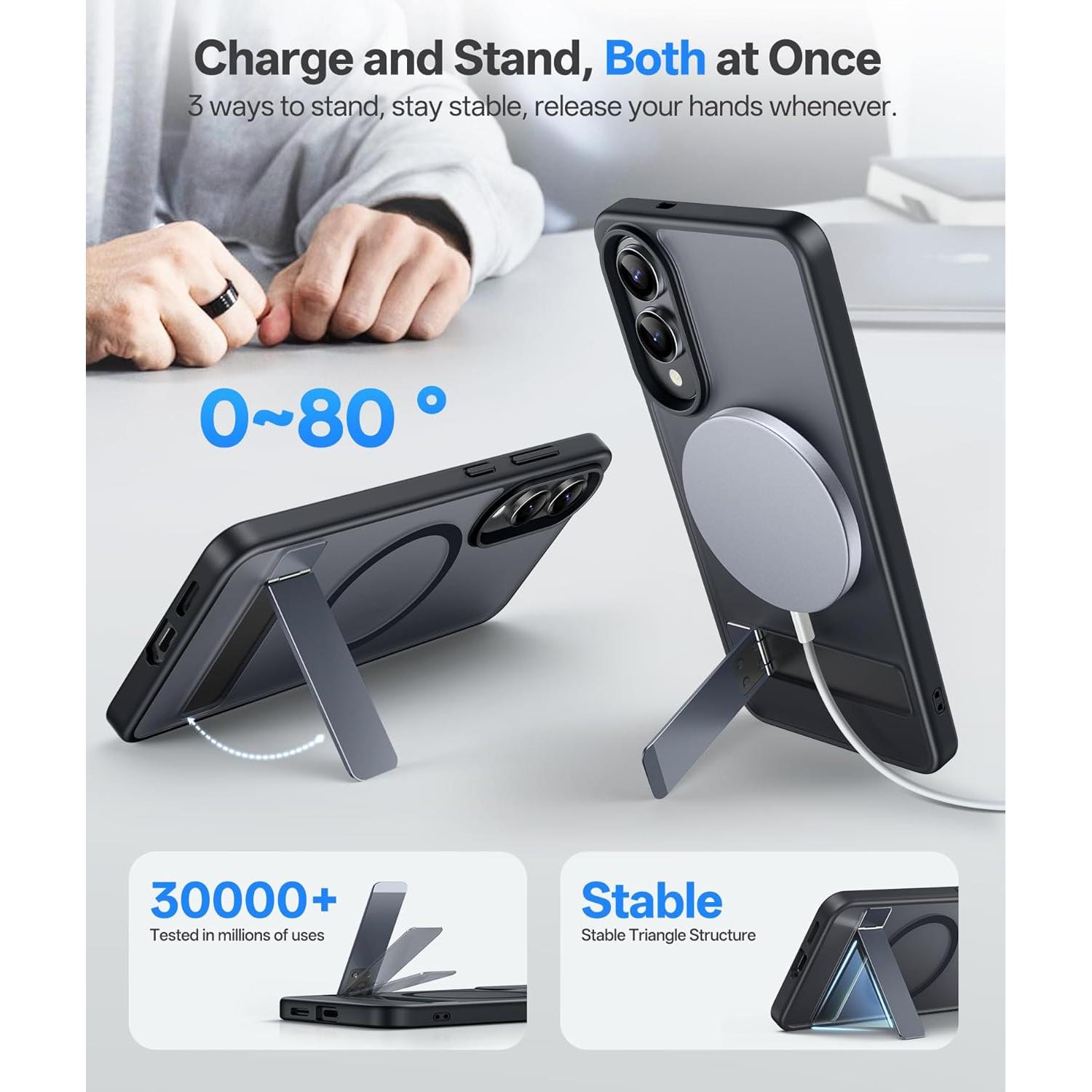 Funda SIXBOX para Samsung Galaxy S25 Edge 6.7" Negra