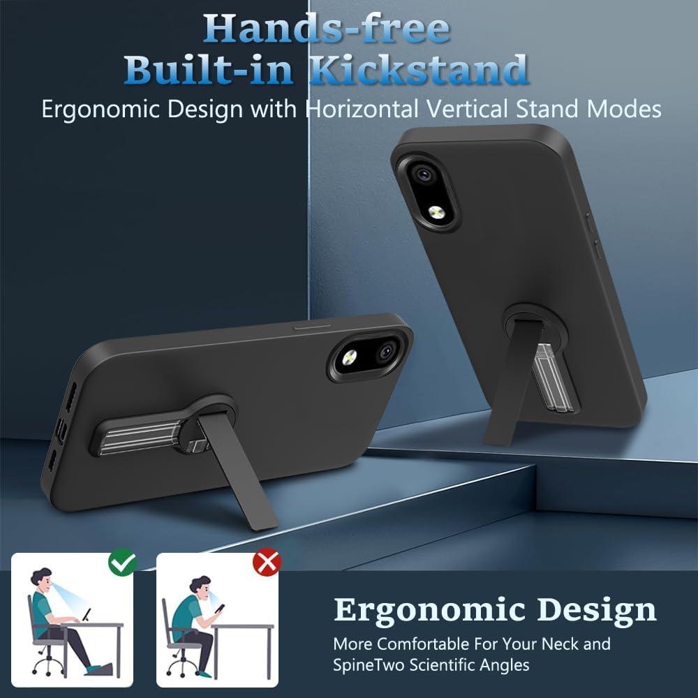 Funda Protectora ZTE Avid 579 / Z5156CC con Soporte y Protector