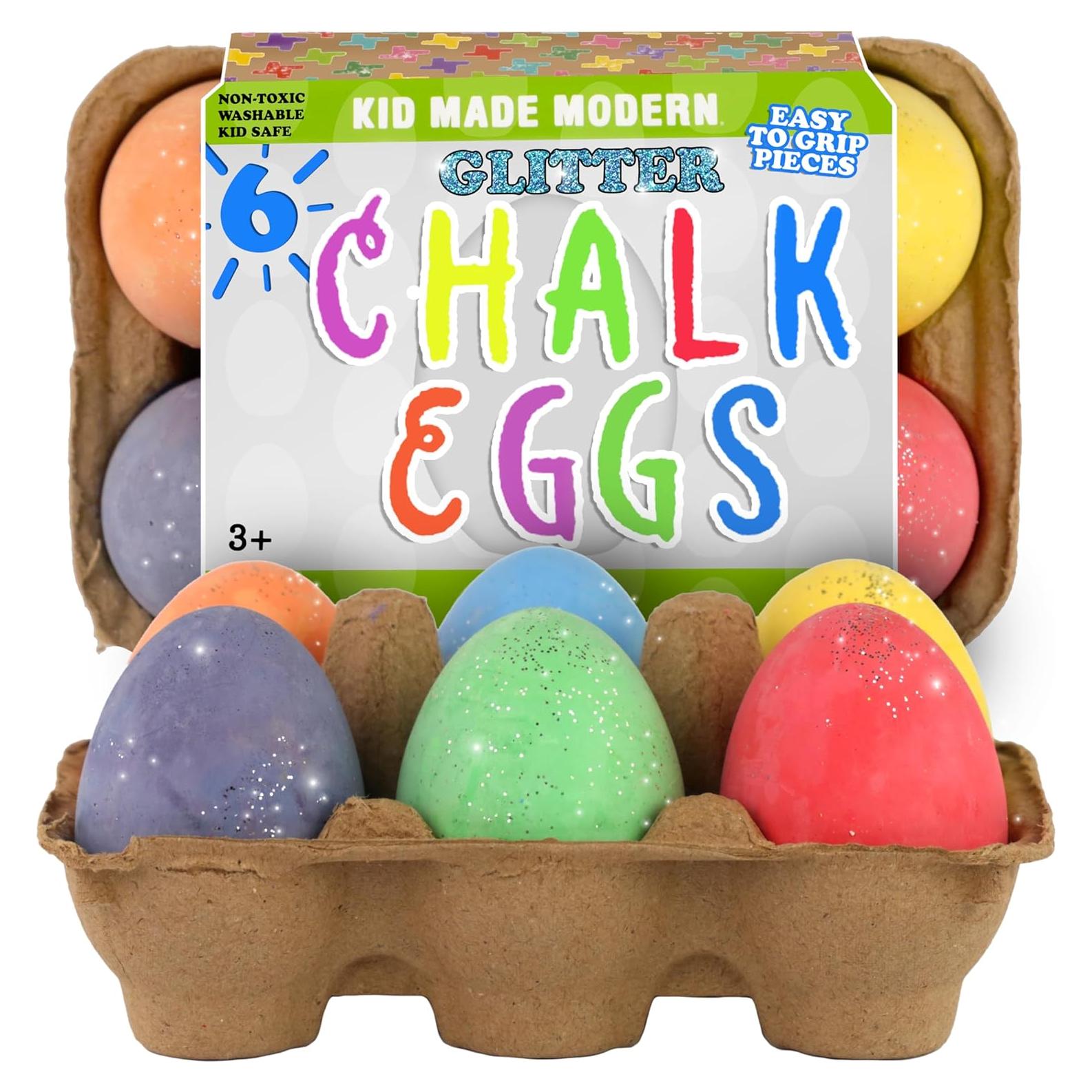 Tiza de Huevo Kid Made Modern - Set de 6 Tizas Lavables