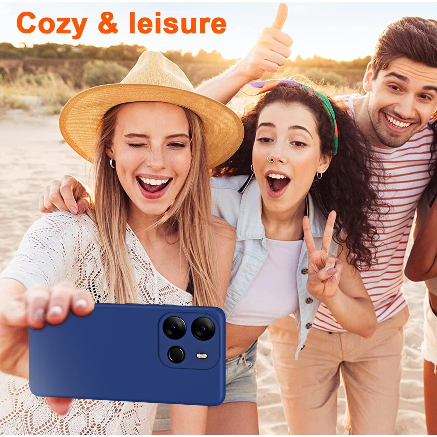 Funda Silicona Líquida ZORSOME para Tecno Spark GO 2023 - Negra