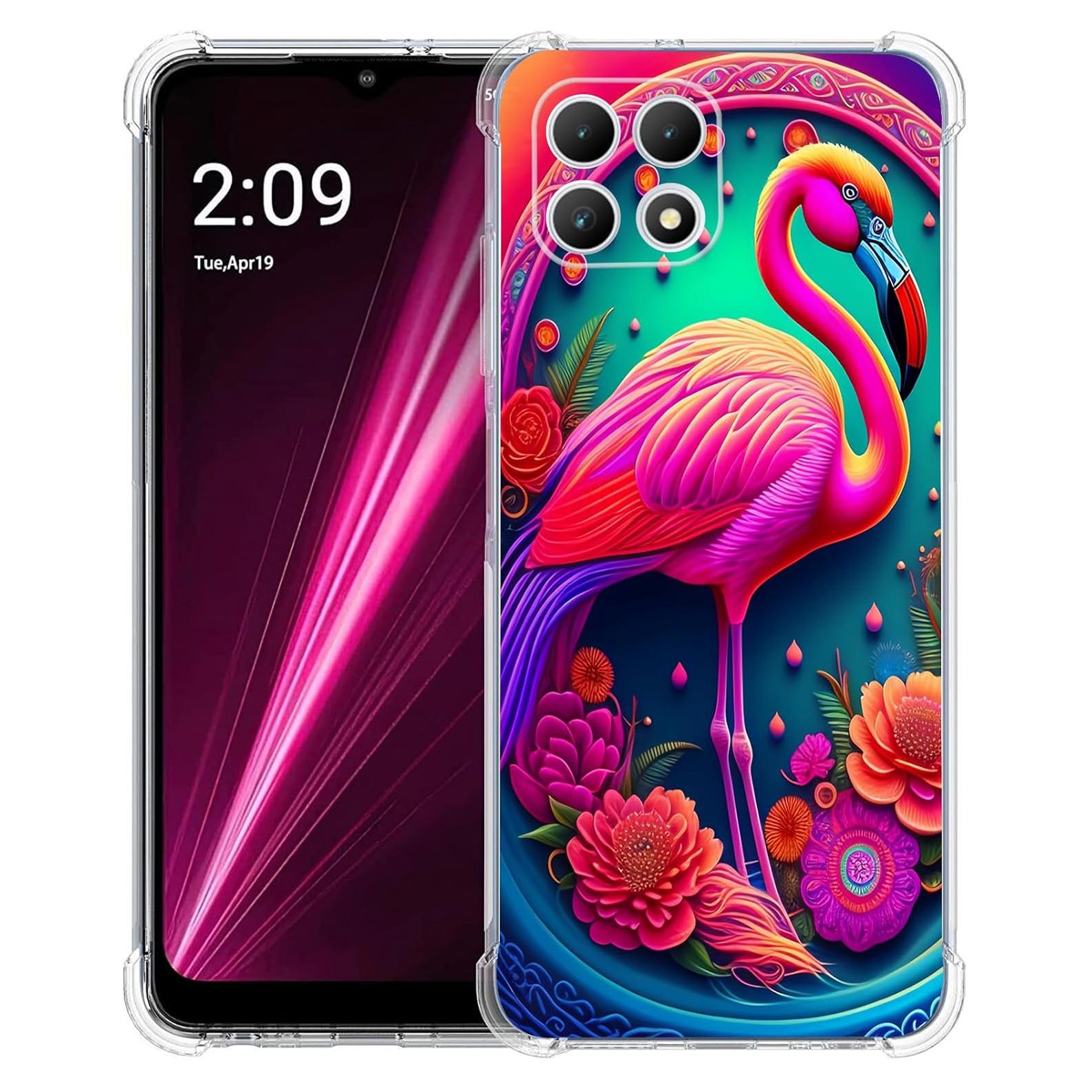 Funda TPU para T-Mobile Revvl 7 5G Flores Rosa Mandala