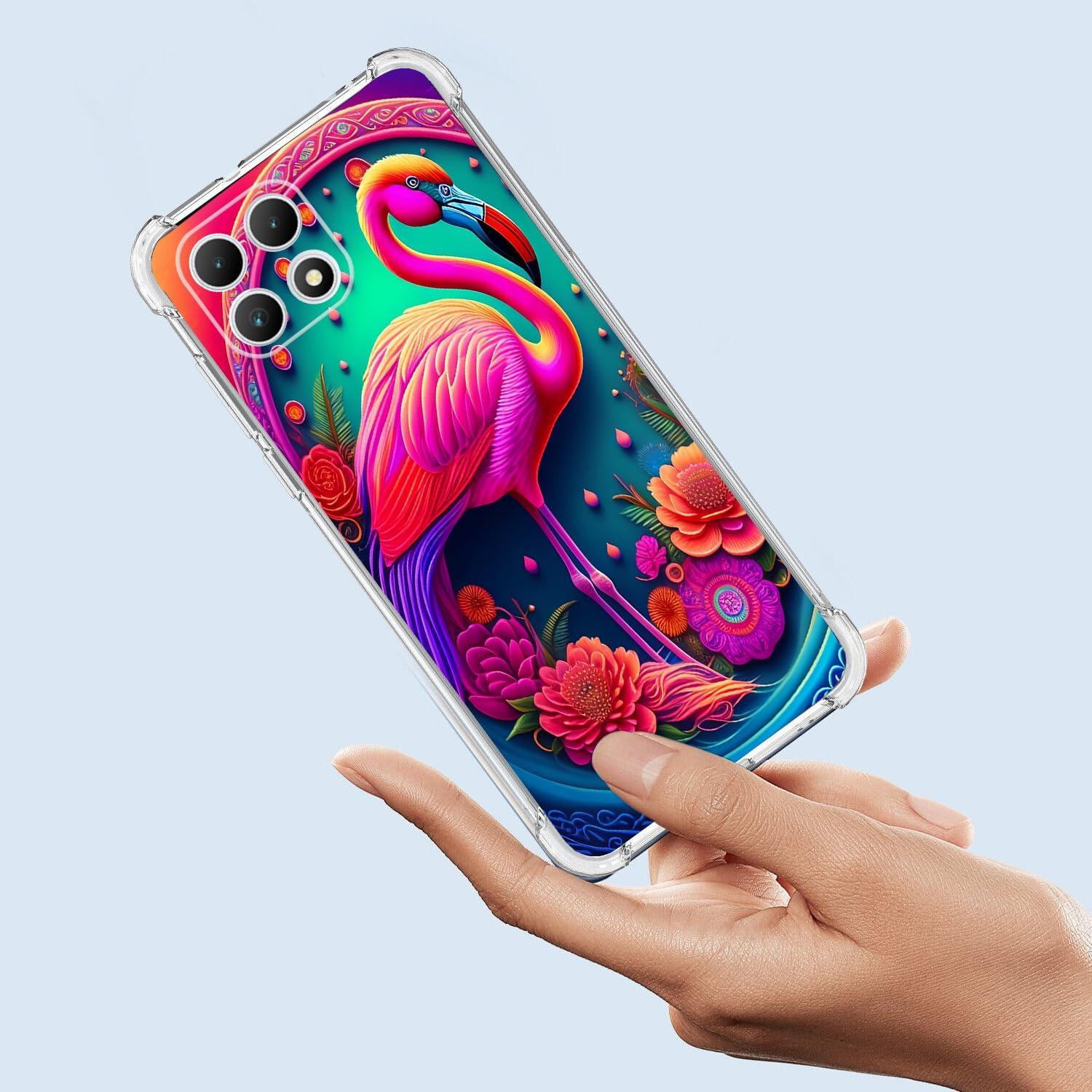 Funda TPU para T-Mobile Revvl 7 5G Flores Rosa Mandala