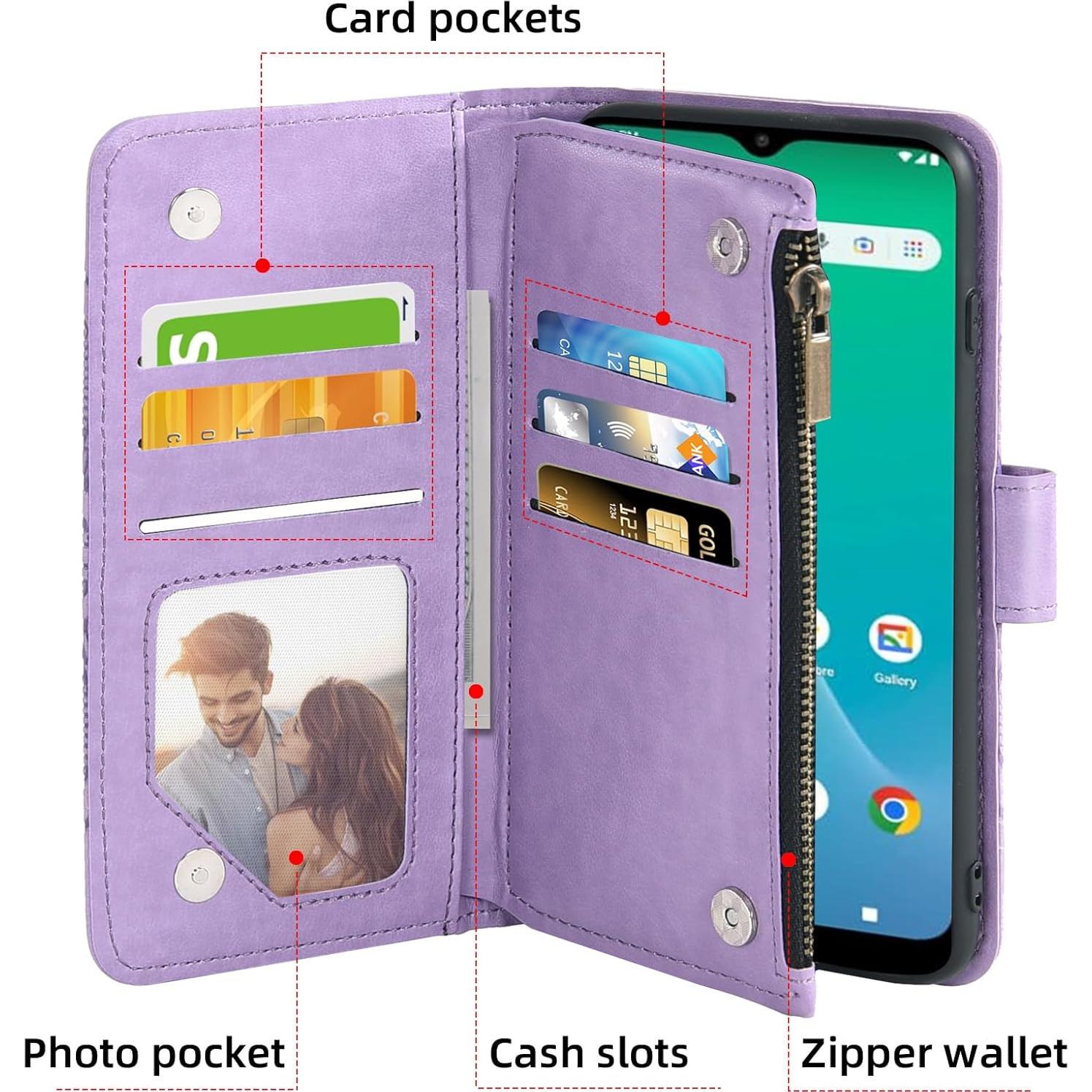 Funda de teléfono Asuwish para Hot Pepper Chilaca Púrpura