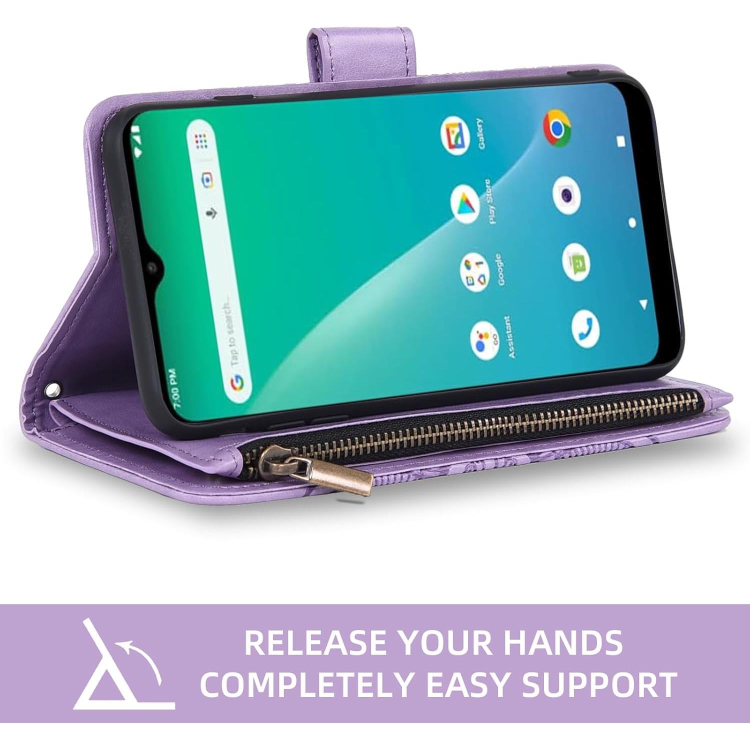 Funda de teléfono Asuwish para Hot Pepper Chilaca Púrpura