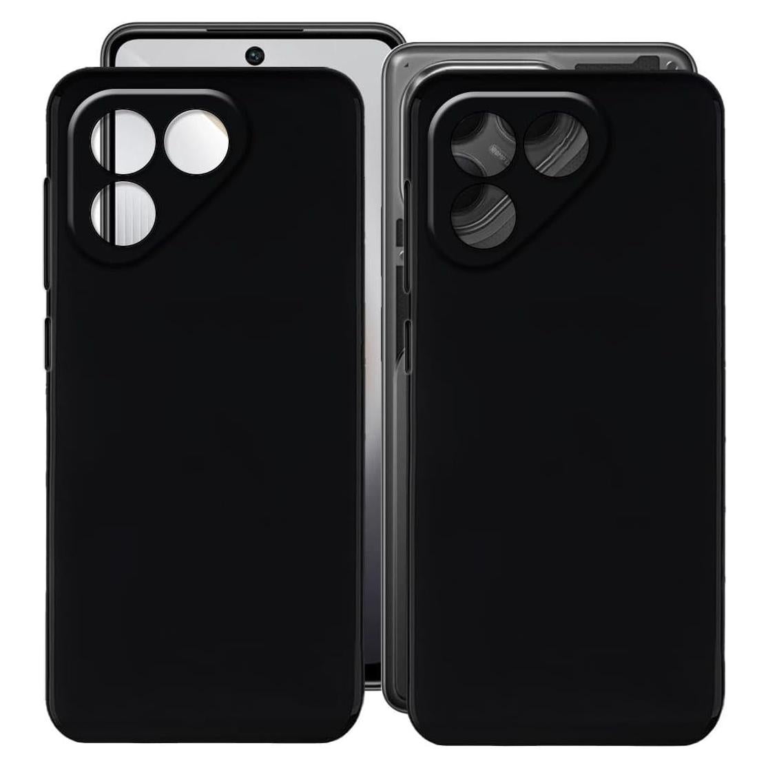 Funda Bumper Shockproof KJYFOANI para Tecno Pova 7 Neo Negra - 2 Paquete