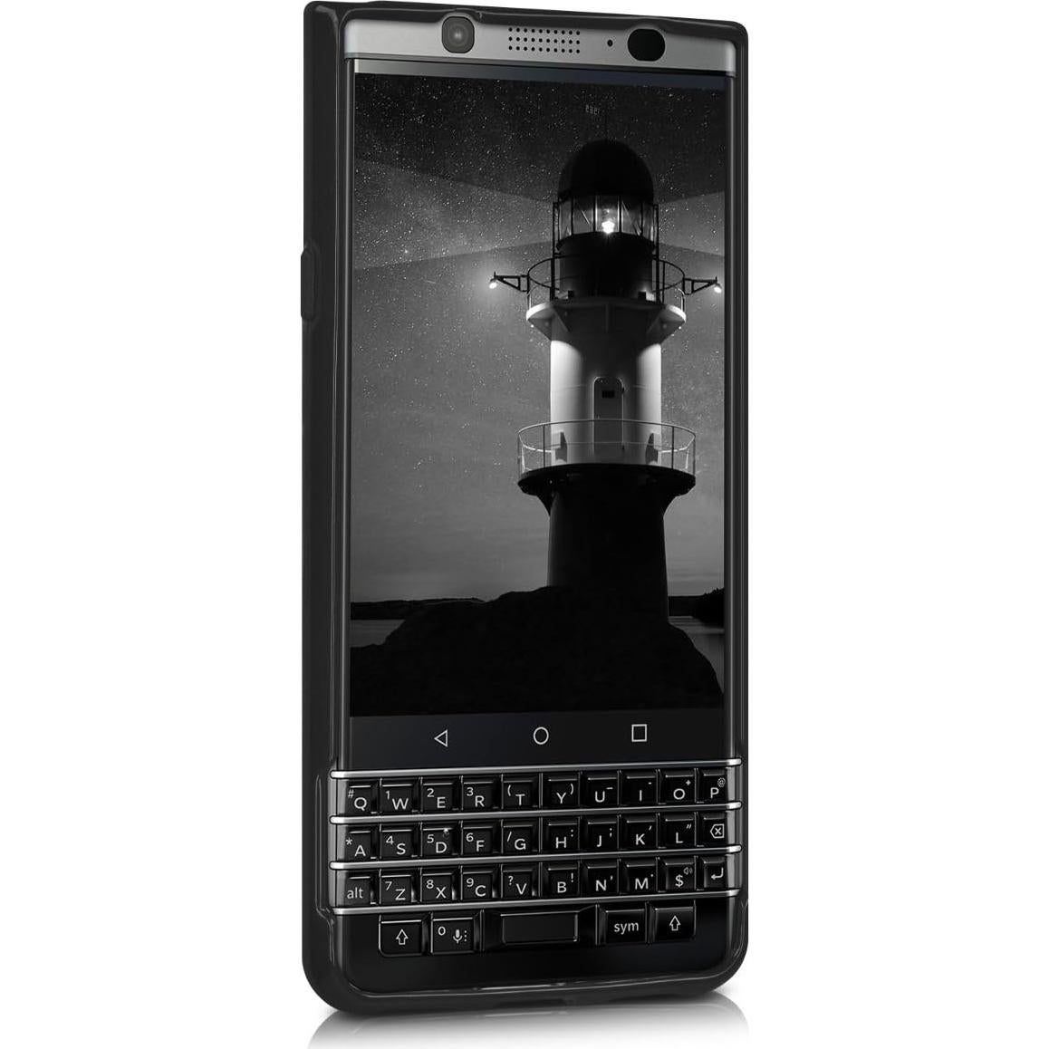 Funda Protectora Slim KW-Mobile para BlackBerry KEYone - TPU Negro Mate