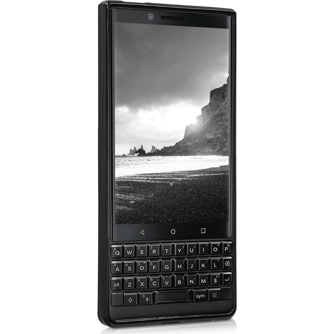 Funda TPU Silicona para BlackBerry KEYtwo - KW-Commerce - Negro Mate