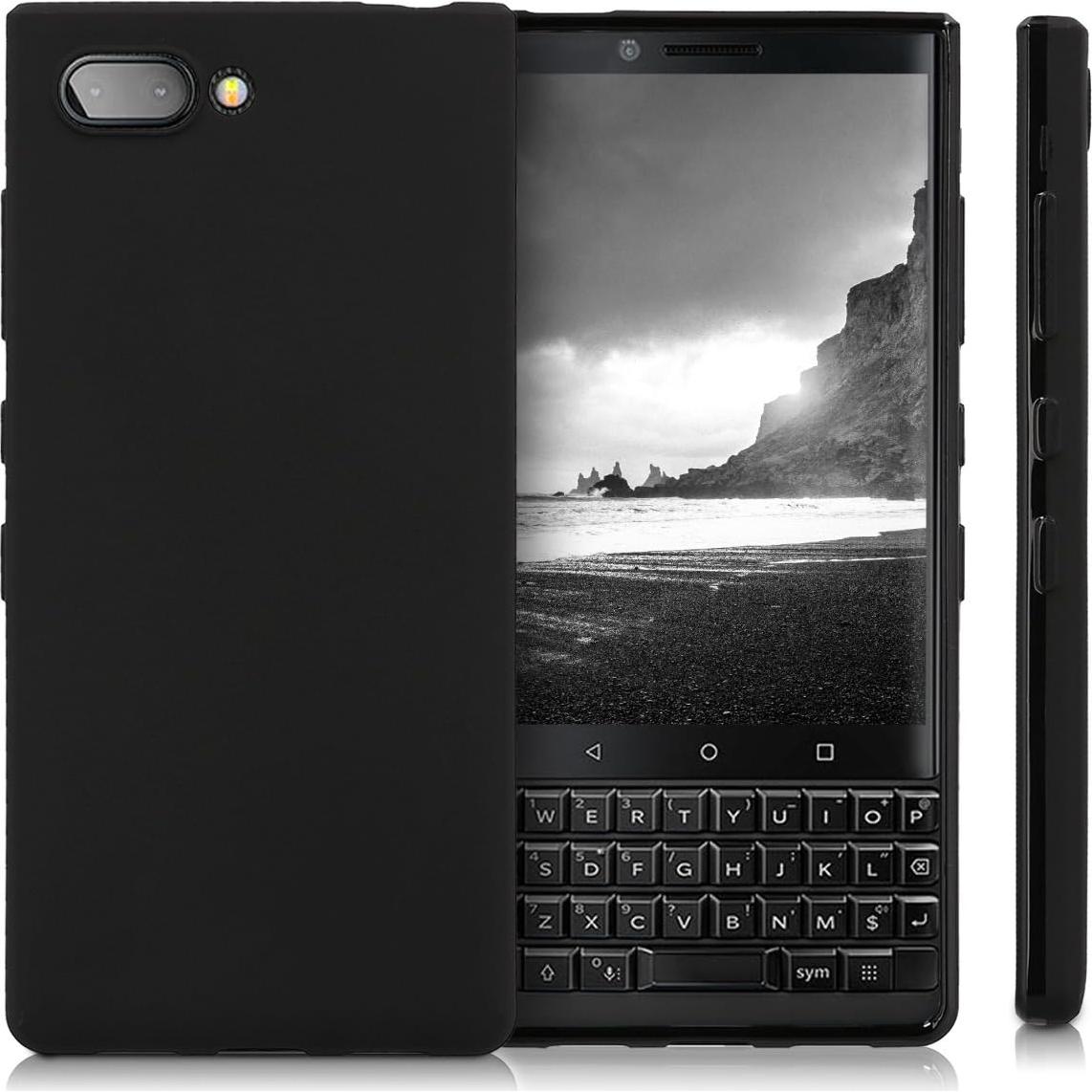Funda TPU Silicona para BlackBerry KEYtwo - KW-Commerce - Negro Mate