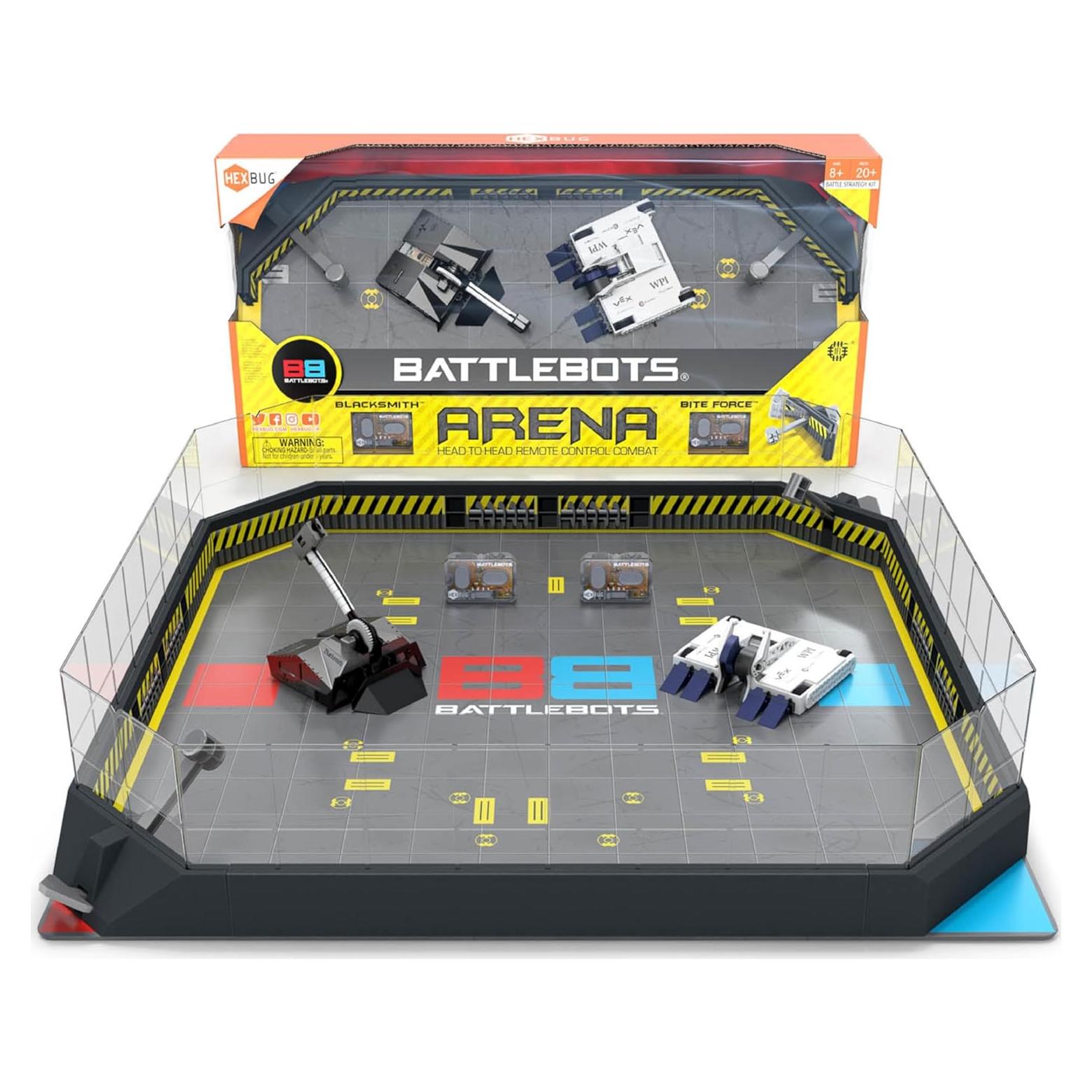 Arena HEXBUG BattleBots Fuerza de Mordida y Herrero Negro