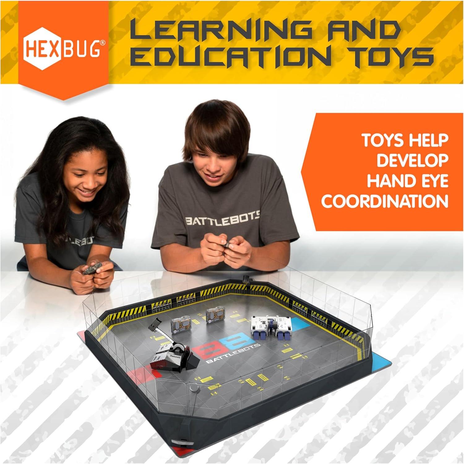 Arena HEXBUG BattleBots Fuerza de Mordida y Herrero Negro