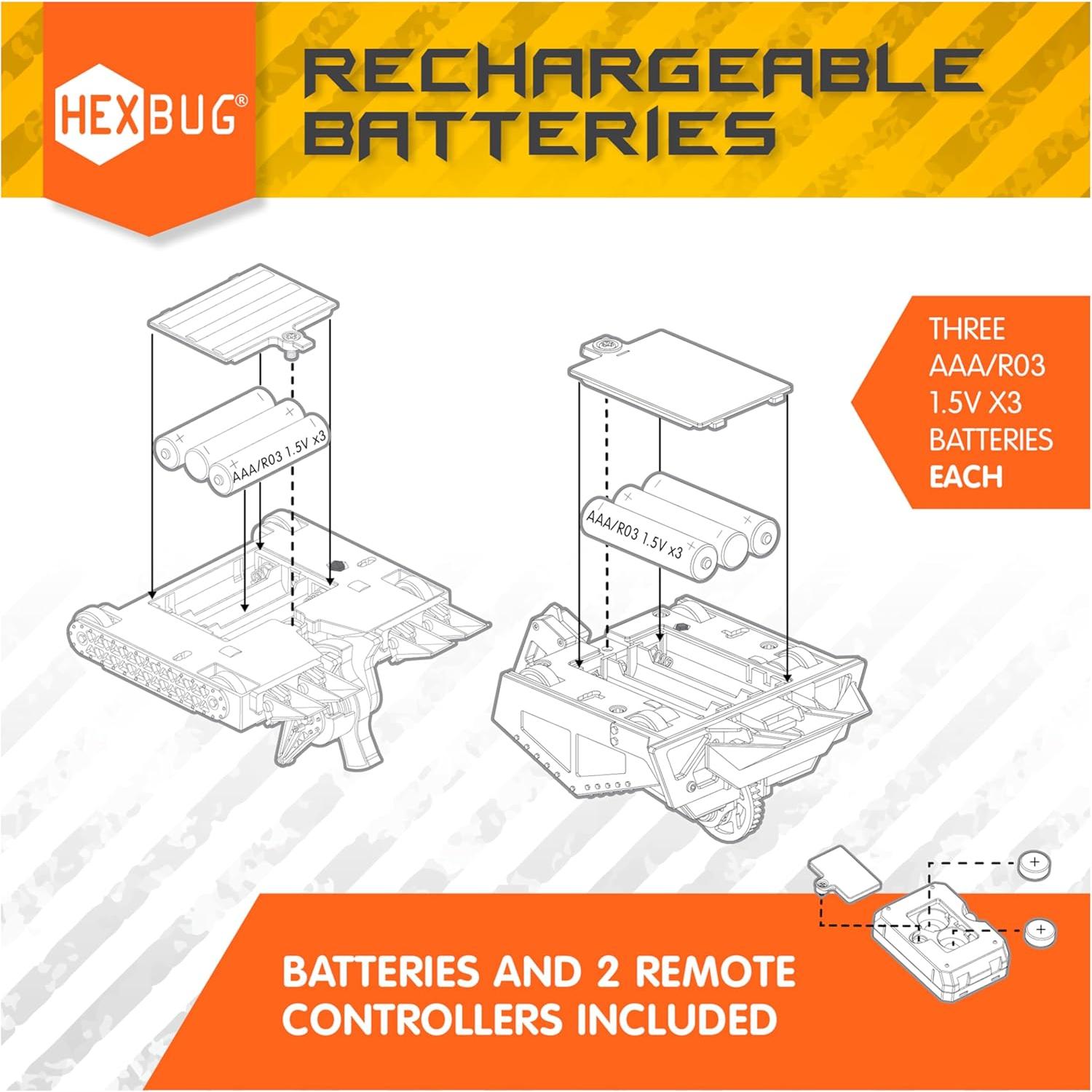 Arena HEXBUG BattleBots Fuerza de Mordida y Herrero Negro